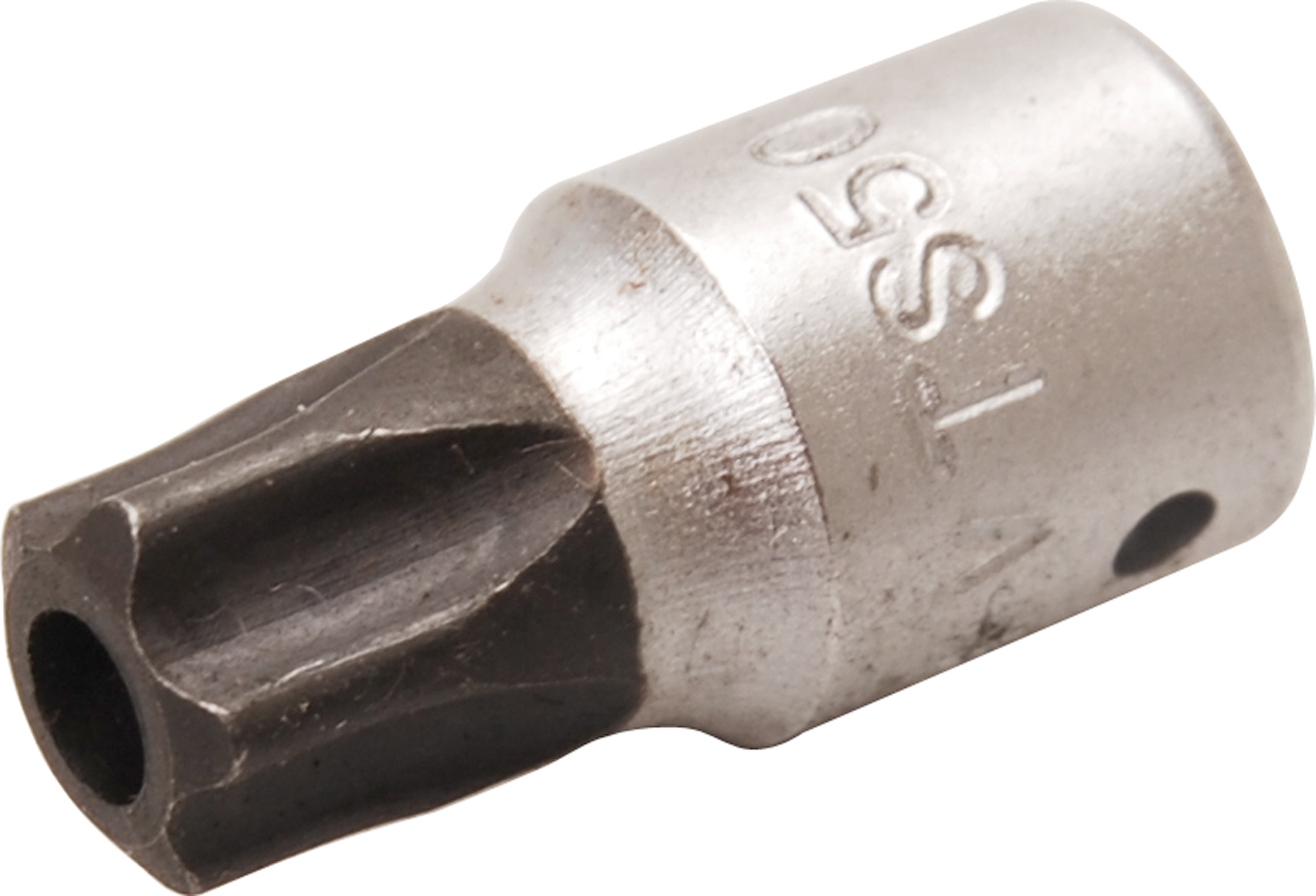 BGS 2355-TS50 Bit-Einsatz | Antrieb Innenvierkant 6,3 mm (1/4") | TS-Profil (für Torx Plus) mit Bohrung TS50