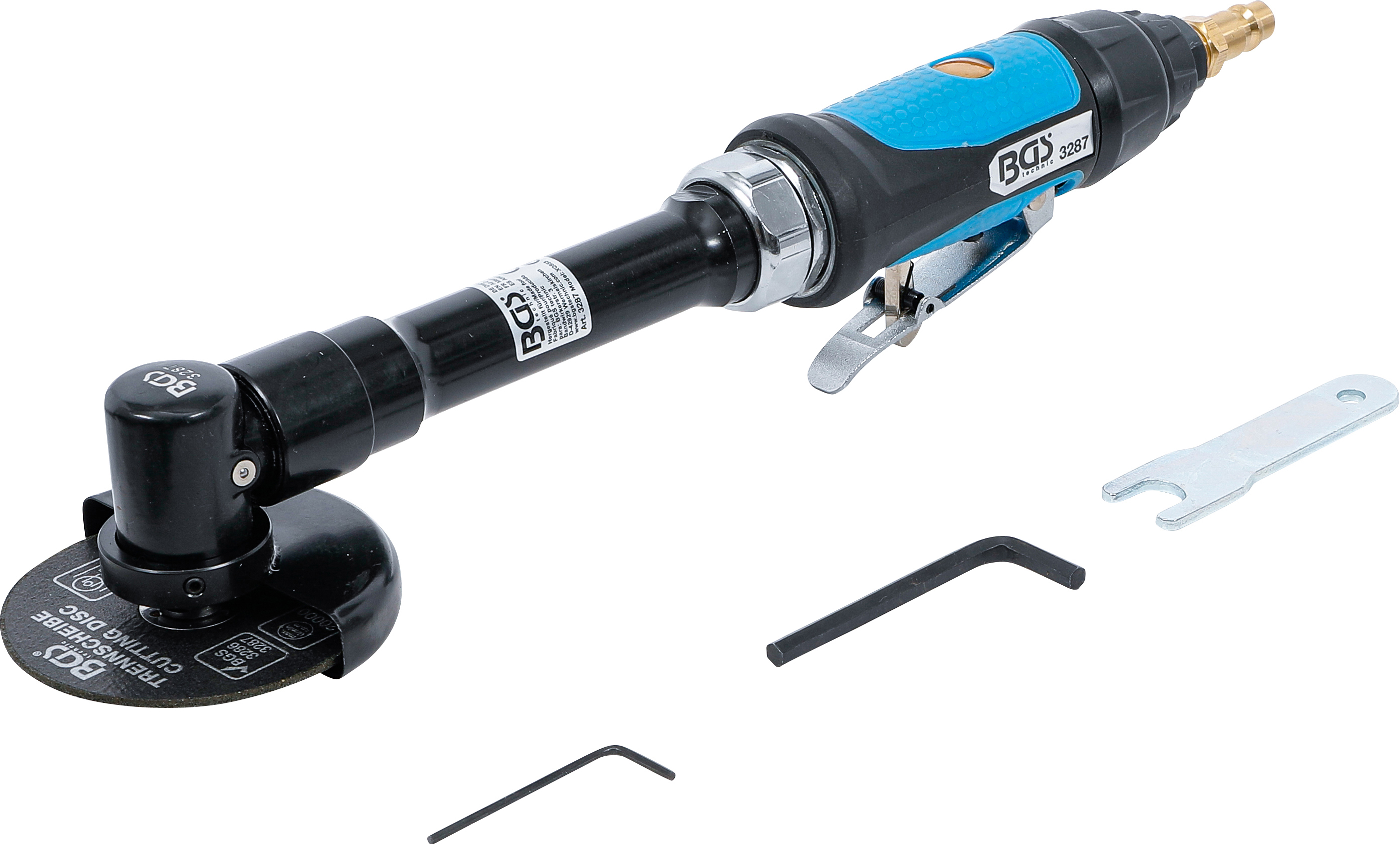 BGS 3287 Druckluft-Trennschneider | extra lang | 310 mm