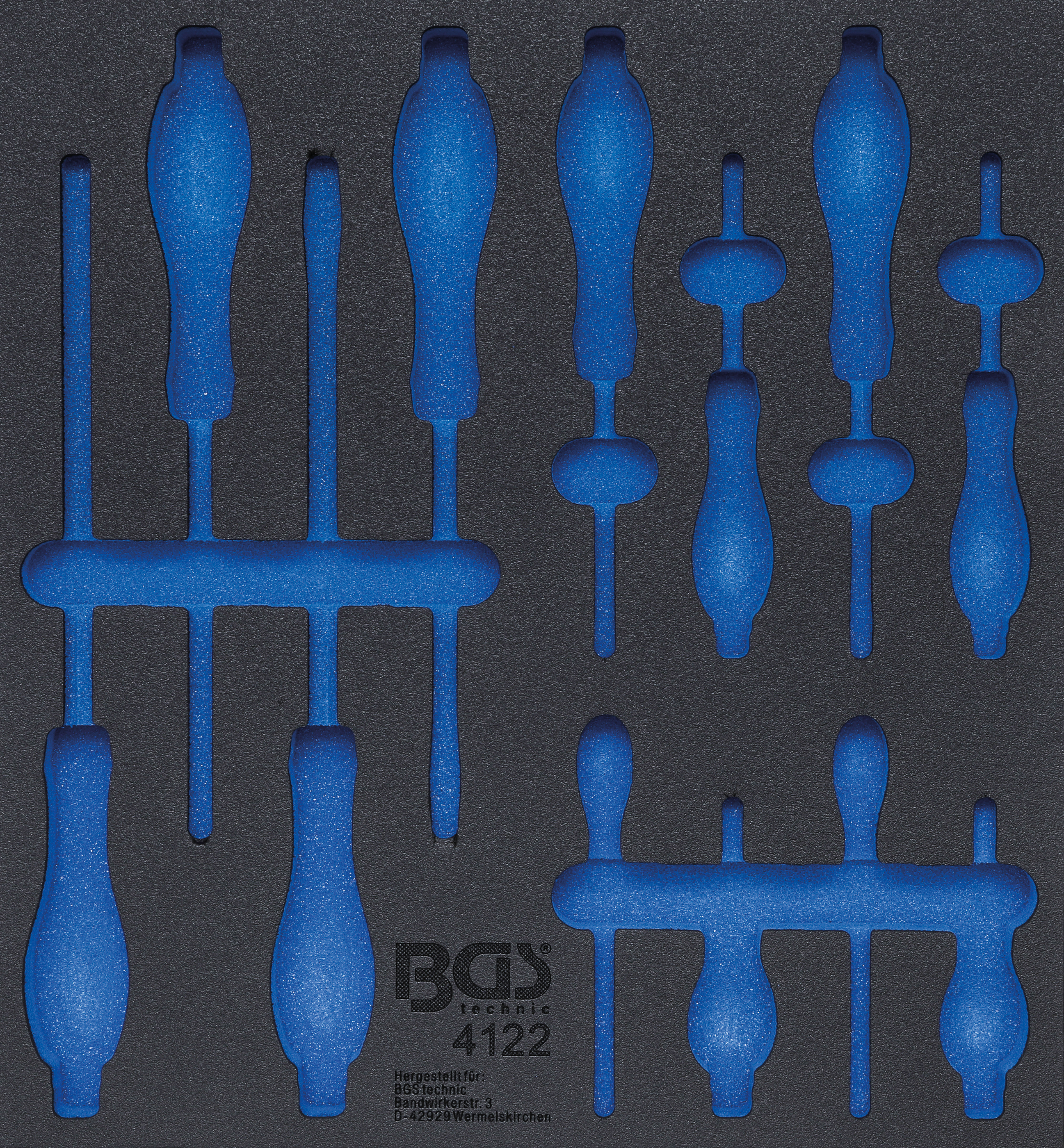 BGS 4122-1 Werkstattwageneinlage 2/3 | leer | für Art. 4122