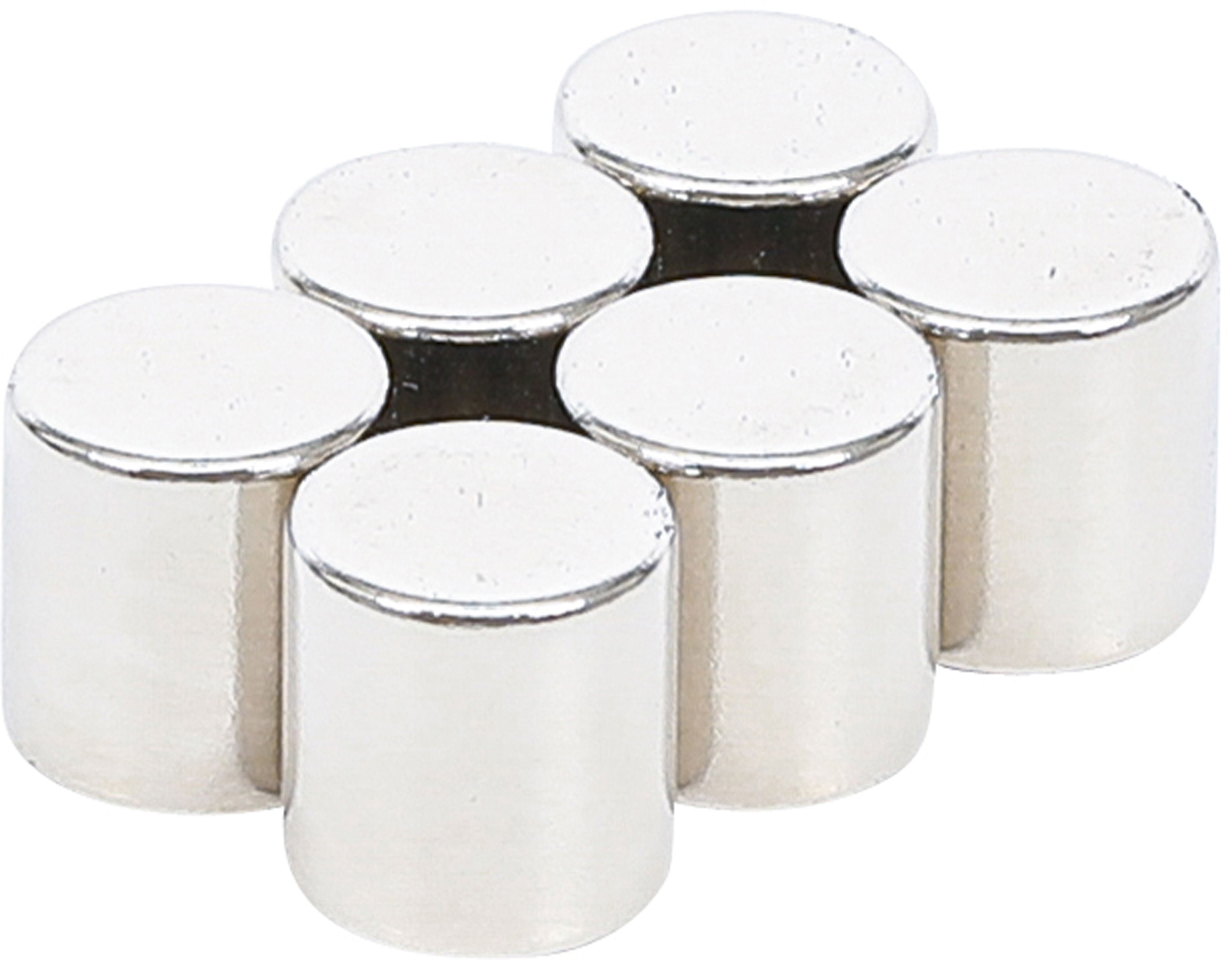 BGS 79919 Magnet-Satz | extra stark | Ø 9,5 mm | 6-tlg.