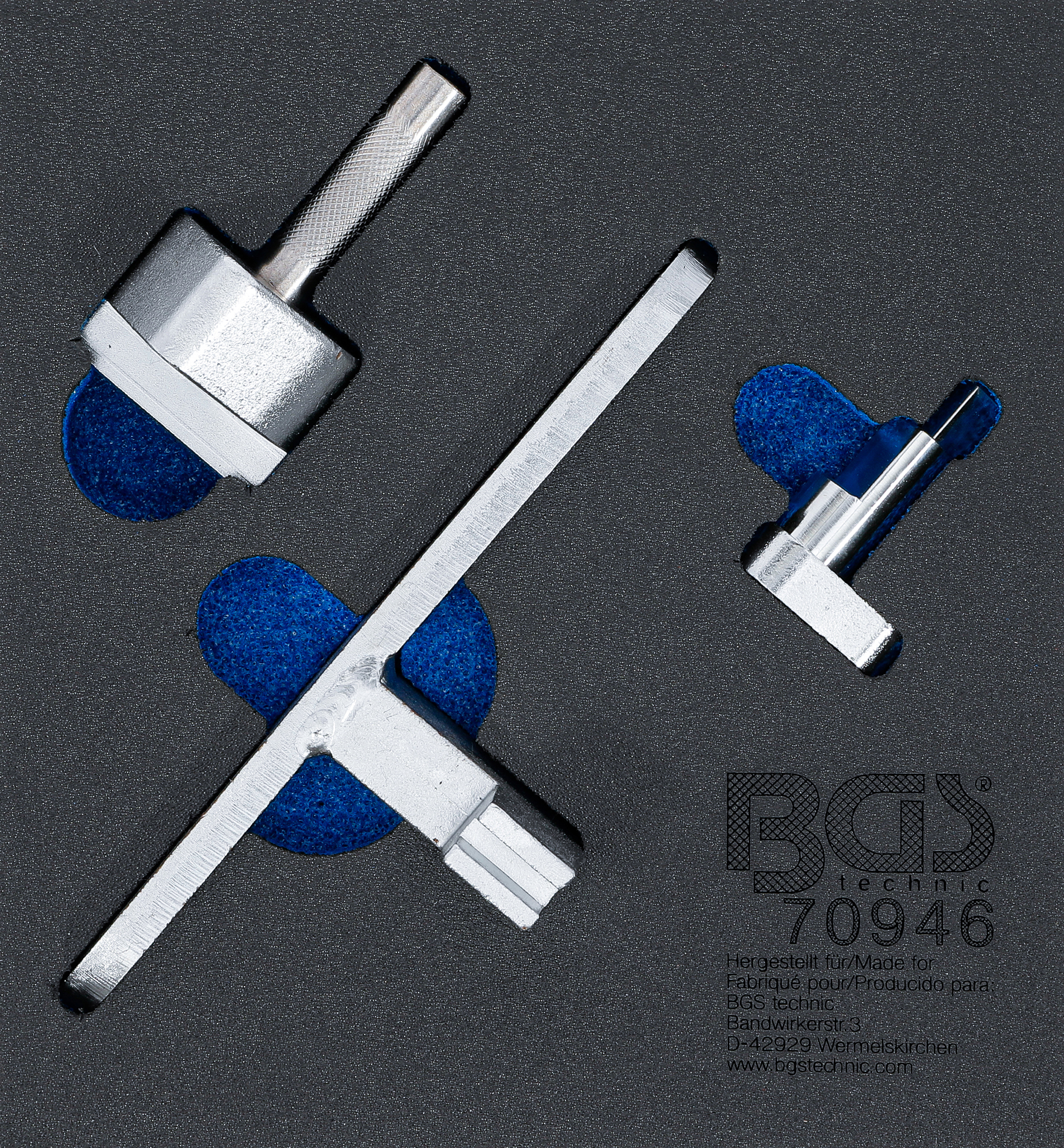 BGS 70946 Werkstattwageneinlage 1/6: Motor-Einstellwerkzeug-Satz | für Land Rover, Jaguar 3.0, 5.0L Diesel