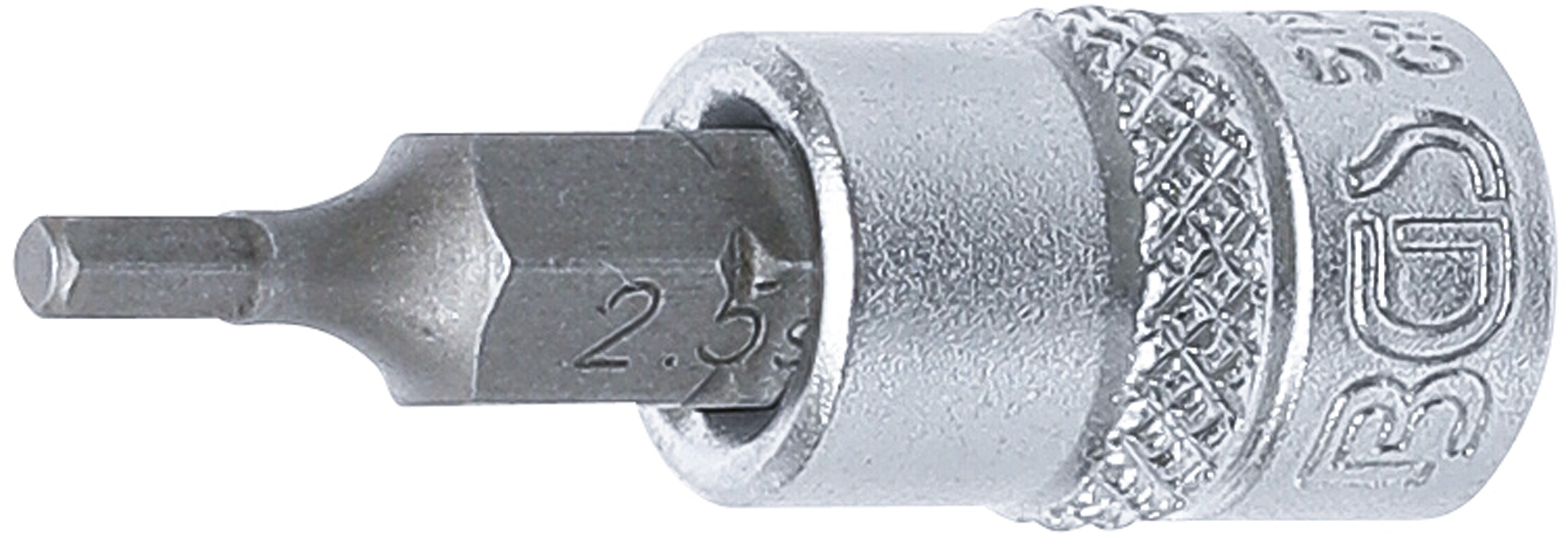 BGS 5154 Bit-Einsatz | Antrieb Innenvierkant 6,3 mm (1/4") | Innensechskant 2,5 mm