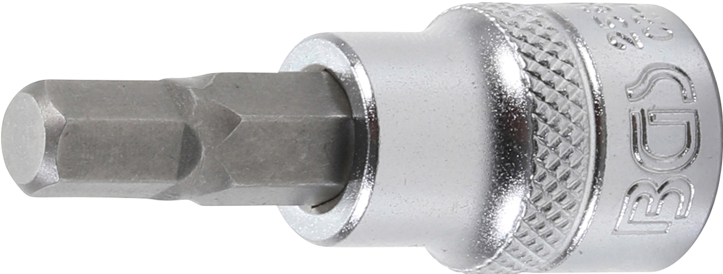 BGS 2580 Bit-Einsatz | Antrieb Innenvierkant 10 mm (3/8") | Innensechskant 7 mm