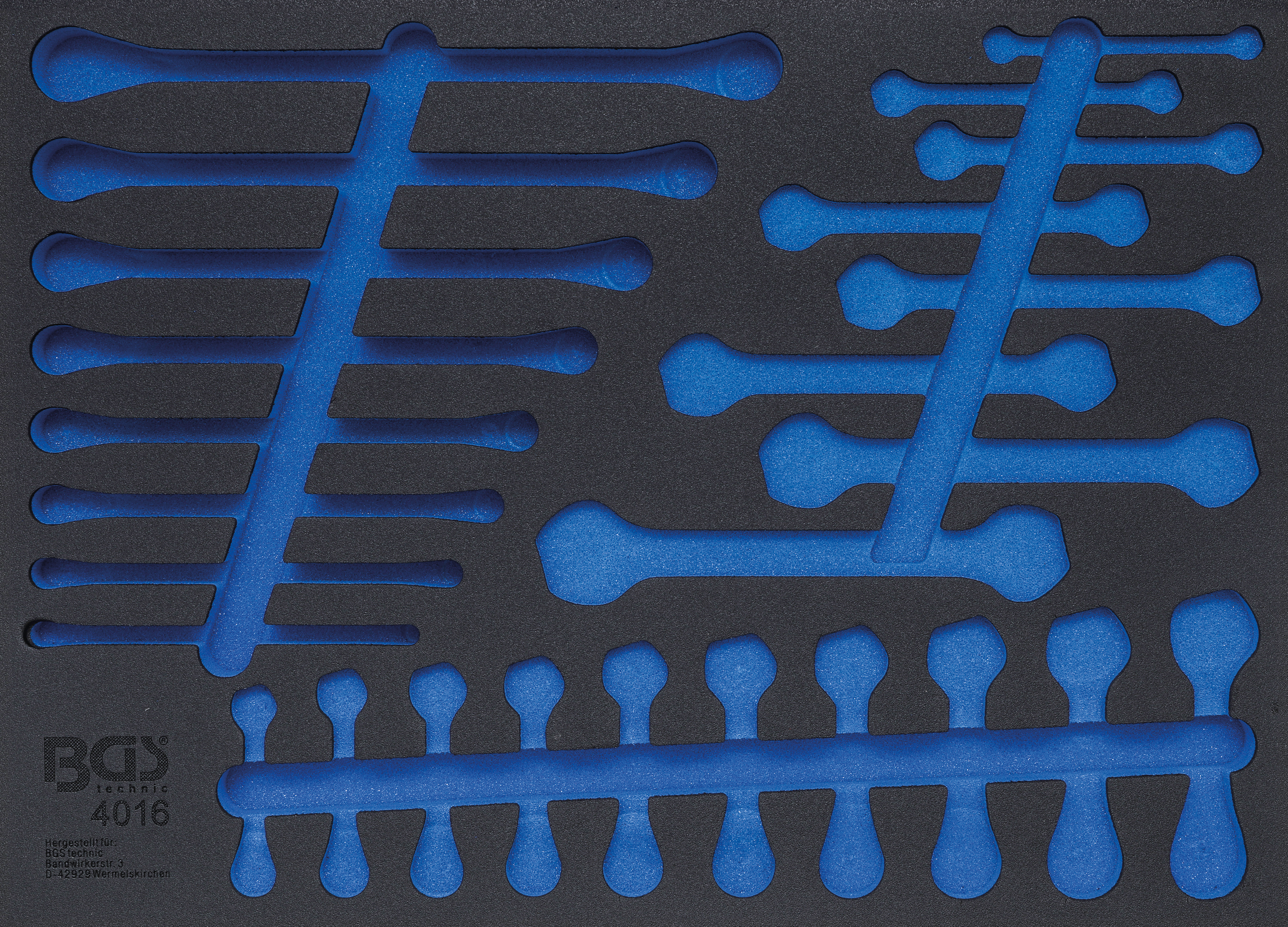 BGS 4016-5 Werkstattwageneinlage 3/3 | leer | für Art. 4016