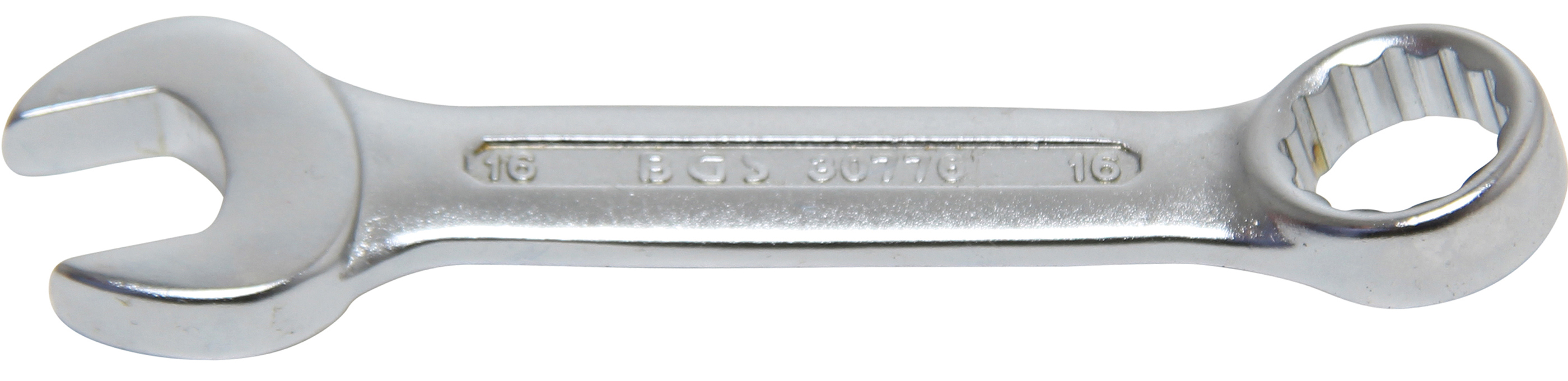 BGS 30776 Maul-Ringschlüssel, extra kurz | SW 16 mm