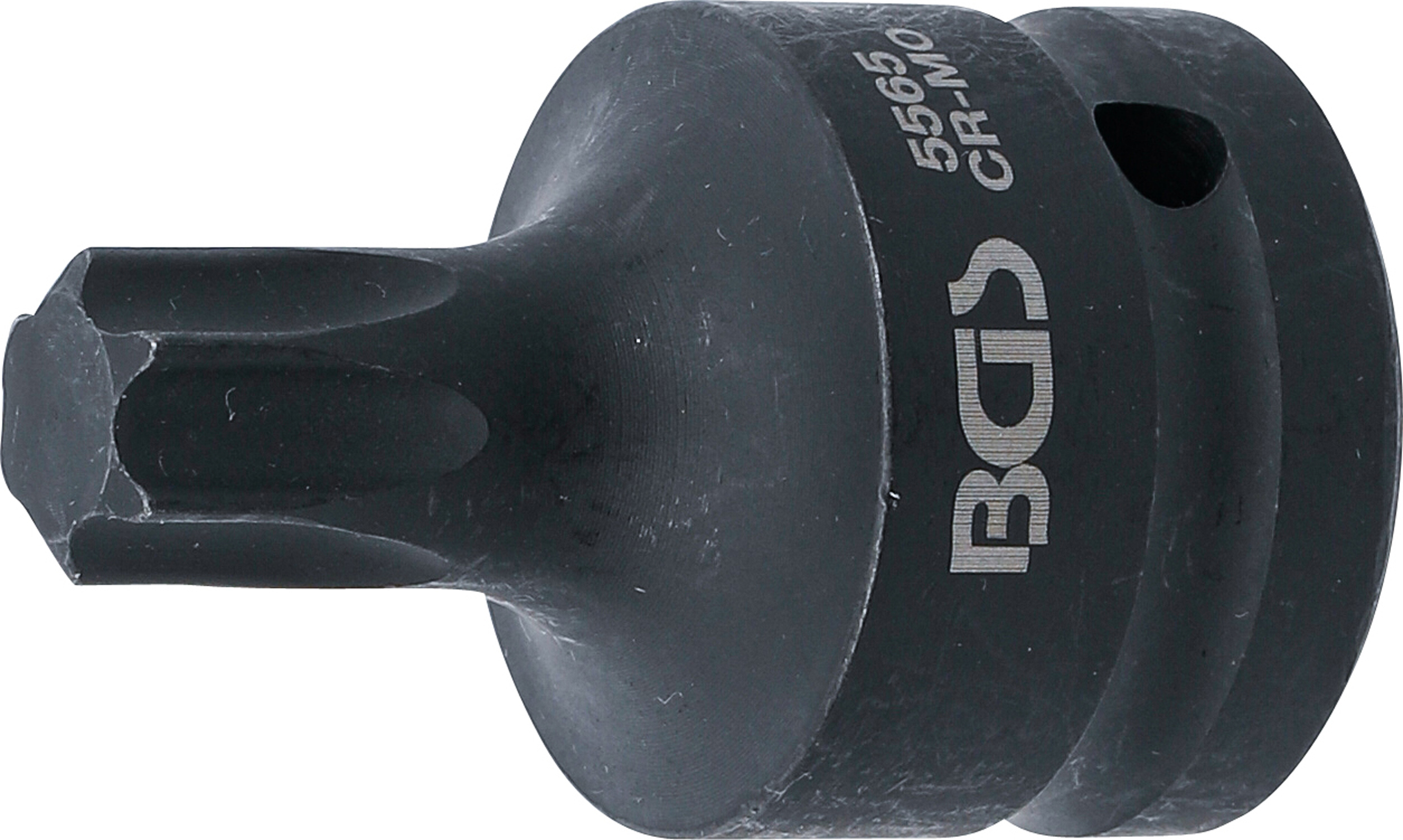 BGS 5565 Kraft-Bit-Einsatz | Länge 60 mm | Antrieb Innenvierkant 20 mm (3/4") | T-Profil (für Torx) T65