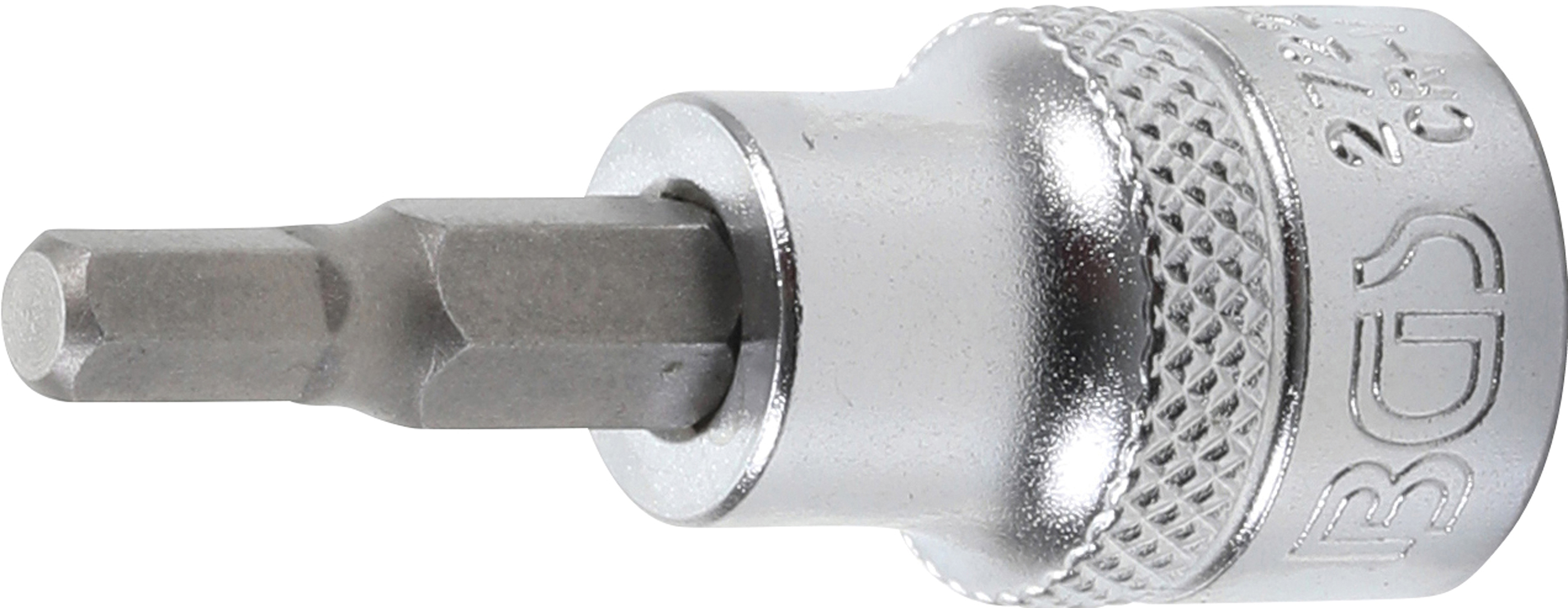 BGS 2722 Bit-Einsatz | Antrieb Innenvierkant 10 mm (3/8") | Innensechskant 3/16"