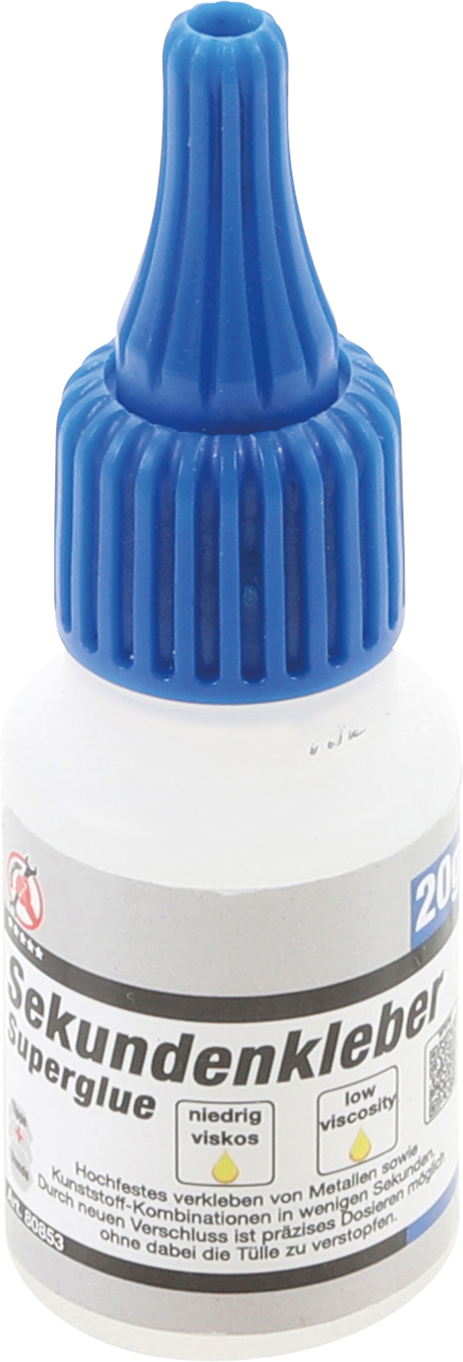 BGS 80853 Sekundenkleber | niedrigviskos | Flasche 20 g