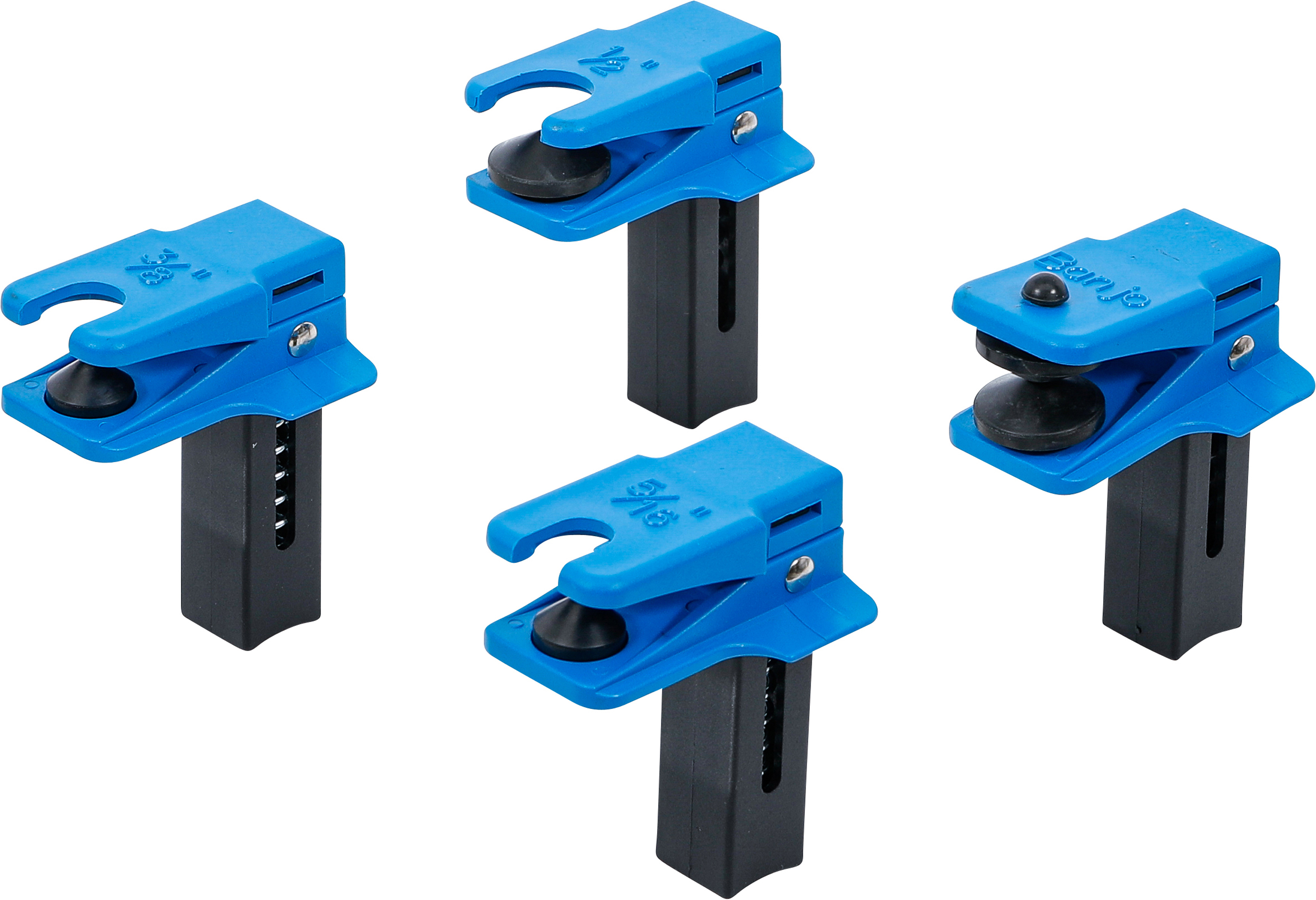 BGS 8705 Stahlleitungs-Verschlussklemmen-Satz | 4-tlg.