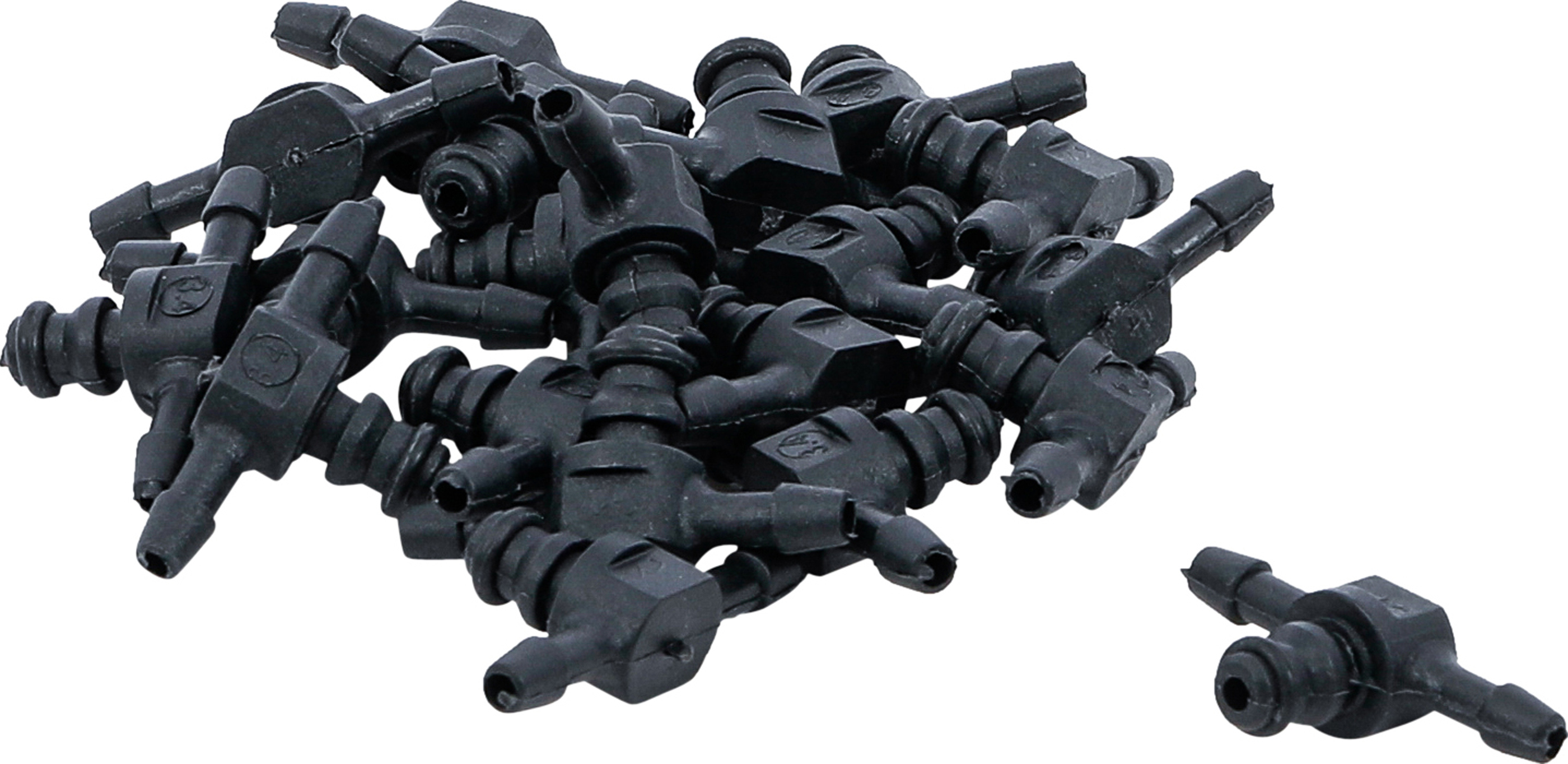 BGS 8107-20 Kunststoff-Verbinder-Satz | T-Form | 20-tlg.