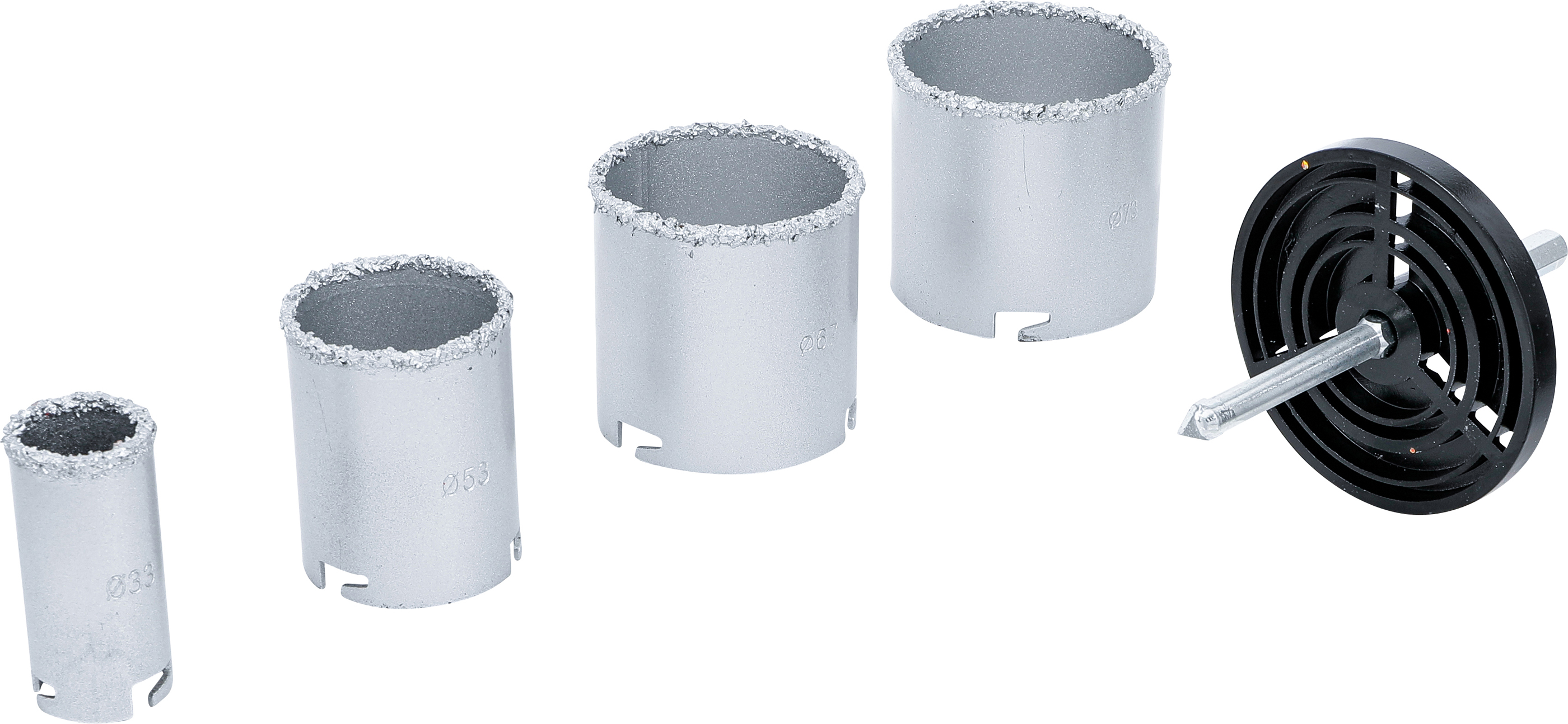 BGS 3910 Fliesen-Bohrkronen-Satz | 33 - 73 mm | 6-tlg.