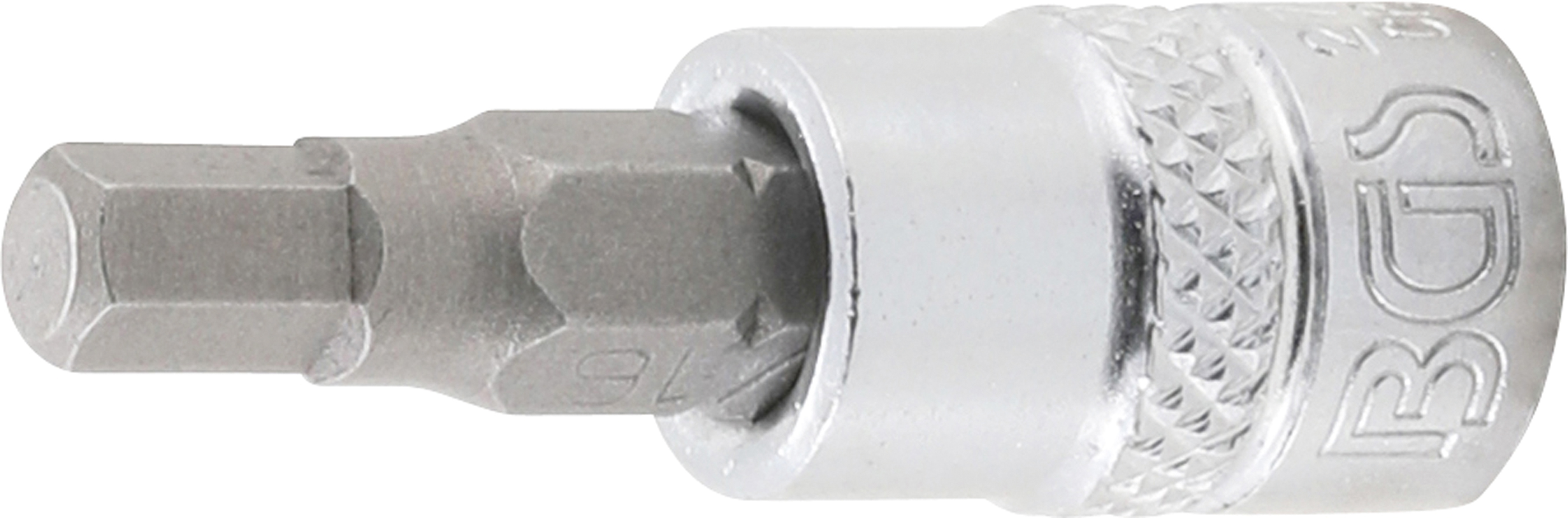 BGS 2743 Bit-Einsatz | Antrieb Innenvierkant 6,3 mm (1/4") | Innensechskant 3/16"