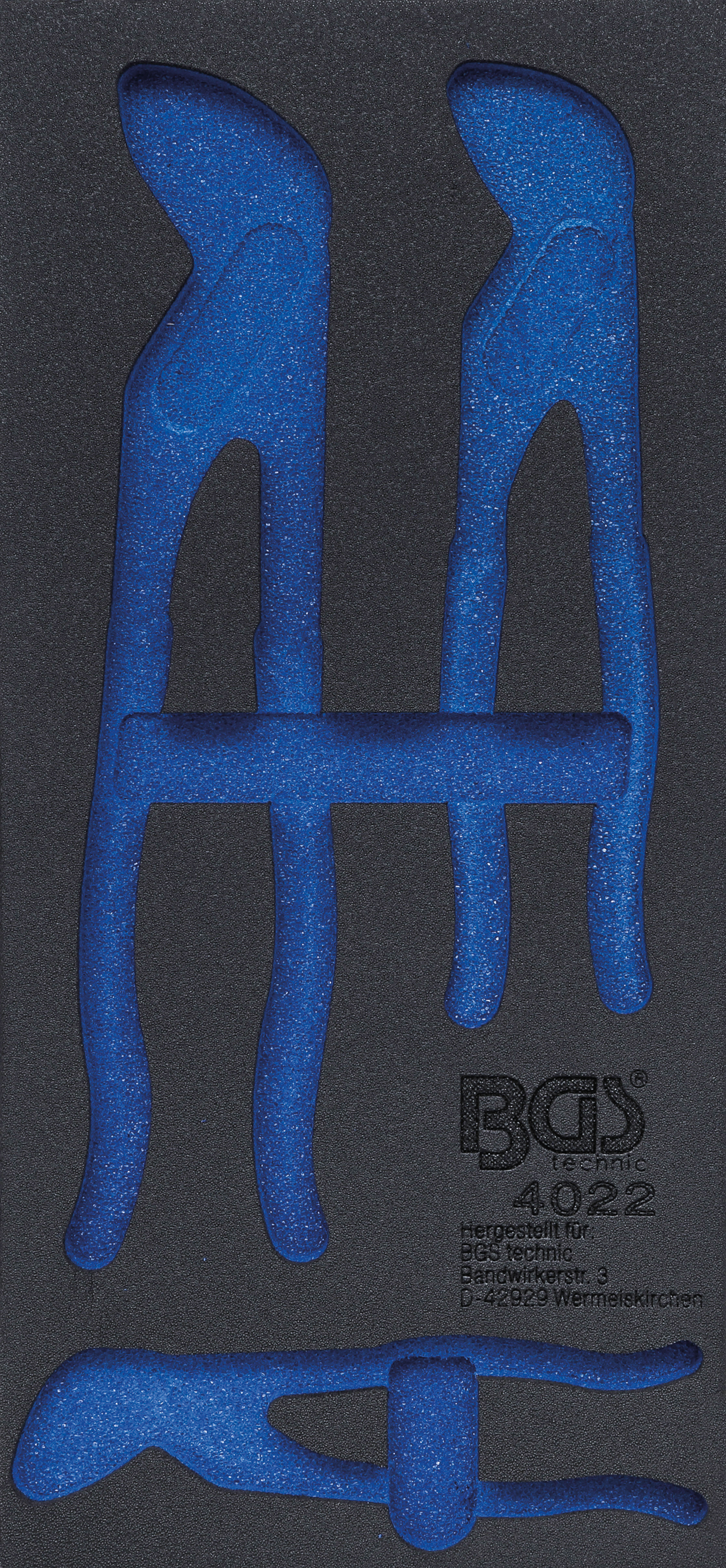 BGS 4022-1 Werkstattwageneinlage 1/3 | leer | für Art. 4022