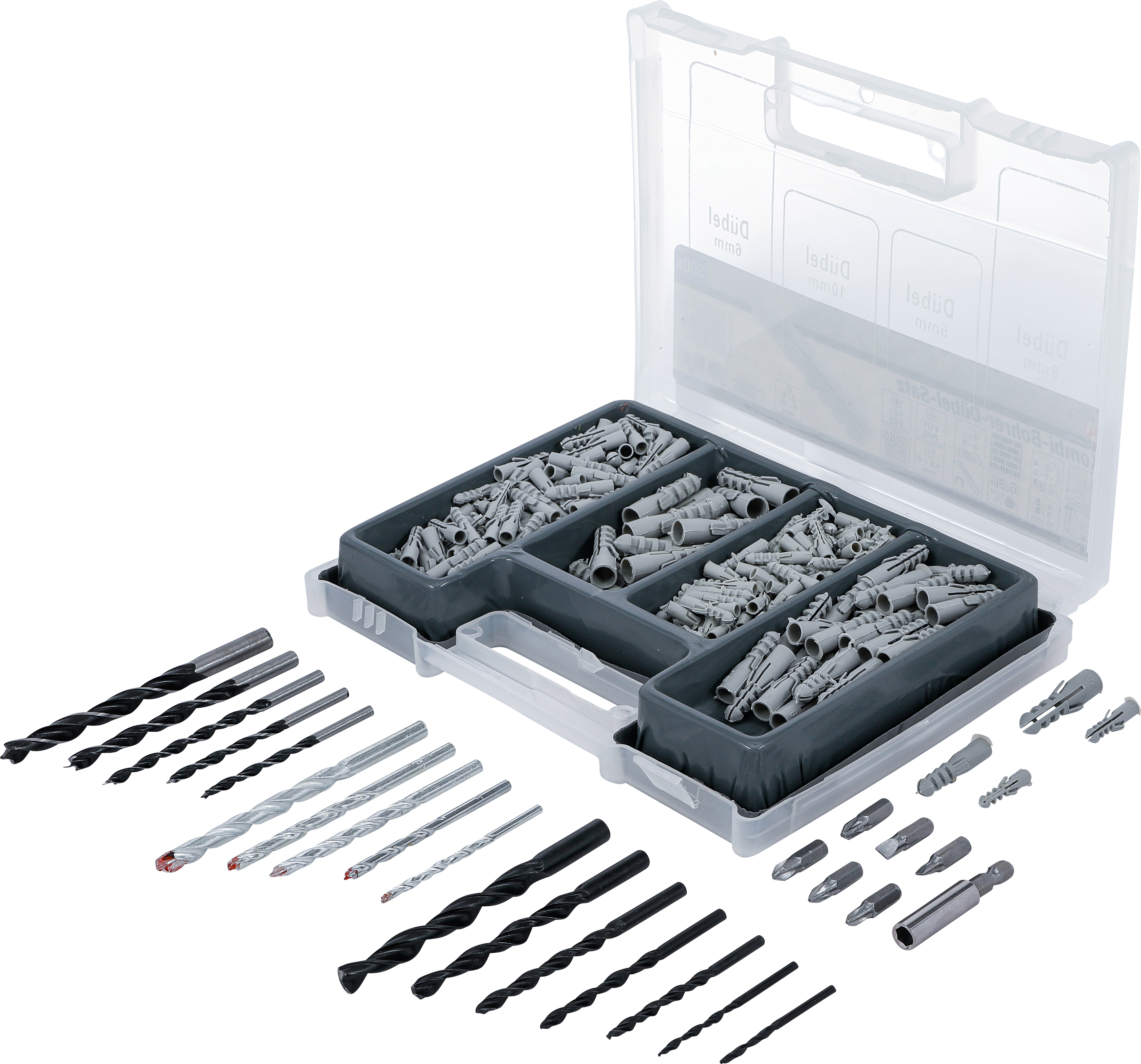 BGS 50820 Kombi-Bohrer-Dübel-Satz | 300-tlg.