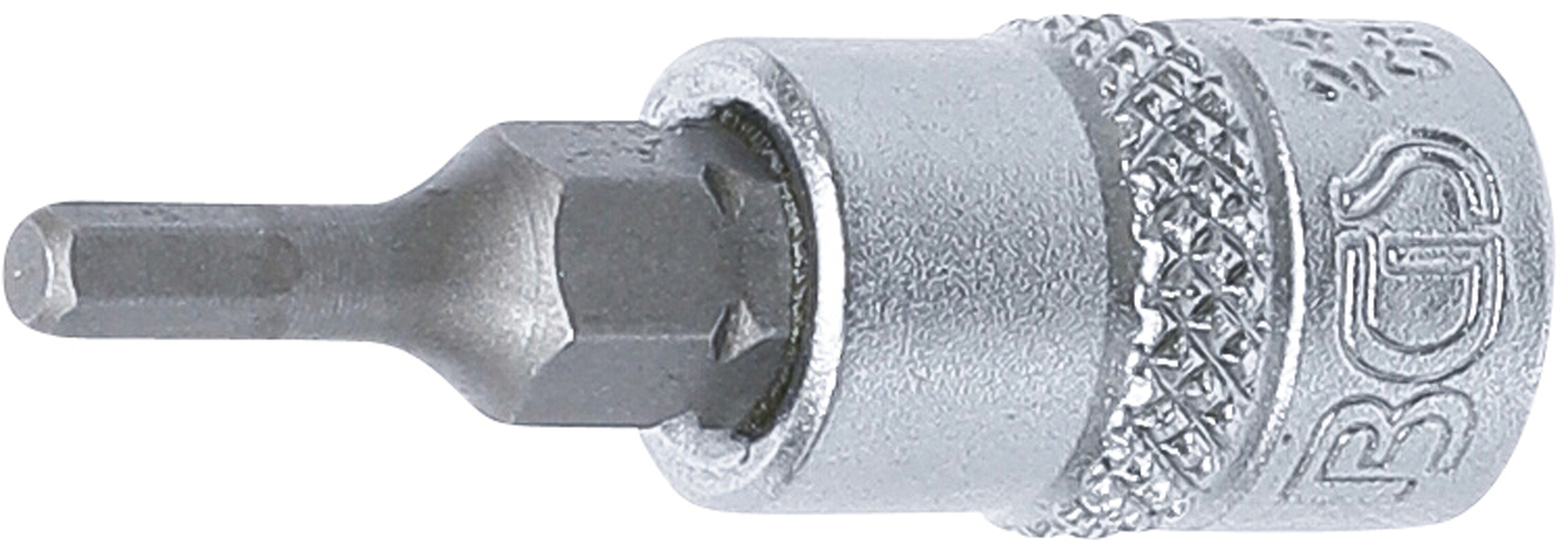 BGS 2497 Bit-Einsatz | Antrieb Innenvierkant 6,3 mm (1/4") | Innensechskant 3 mm