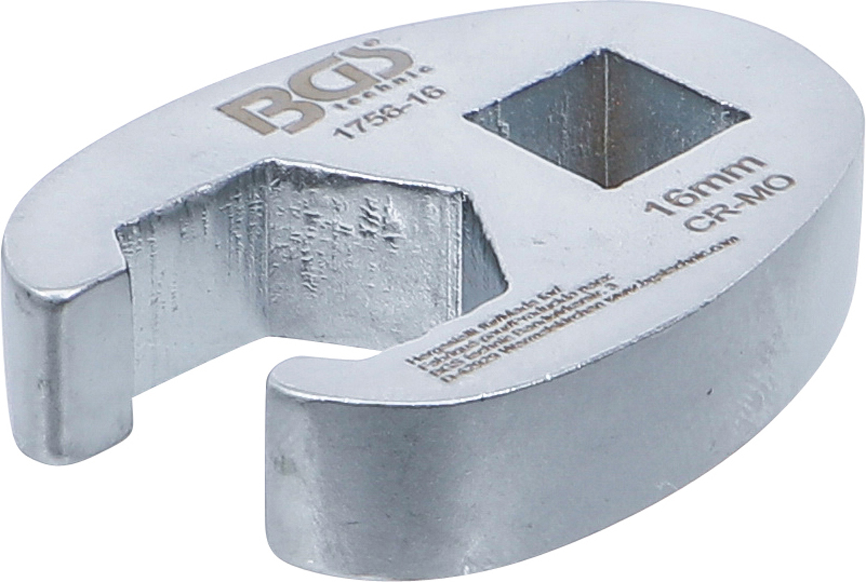 BGS 1756-16 Hahnenfußschlüssel | Antrieb Innenvierkant 10 mm (3/8") | SW 16 mm