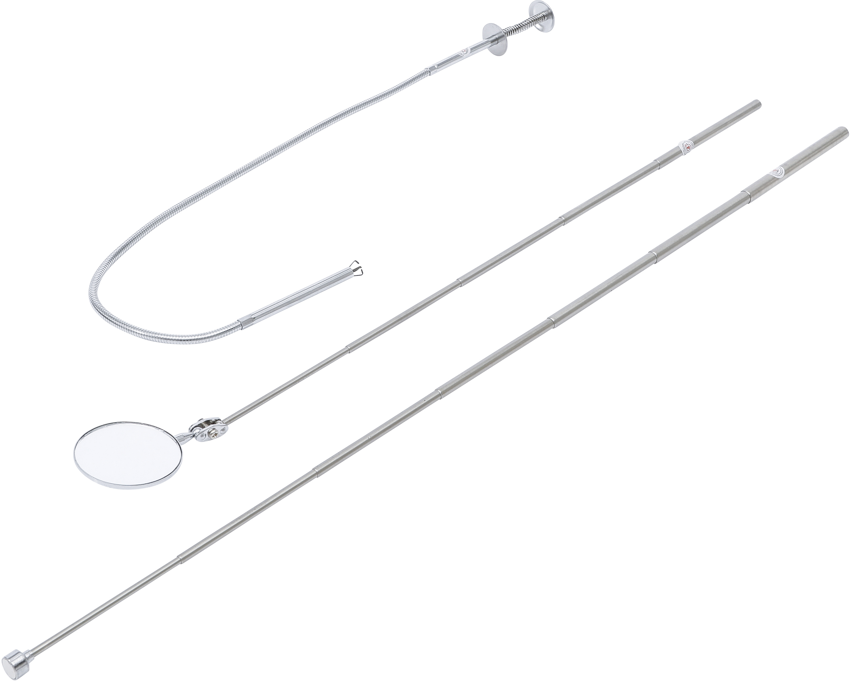 BGS 6874 Magnetheber- / Krallengreifer- und Inspektionsspiegel-Satz | 3-tlg.