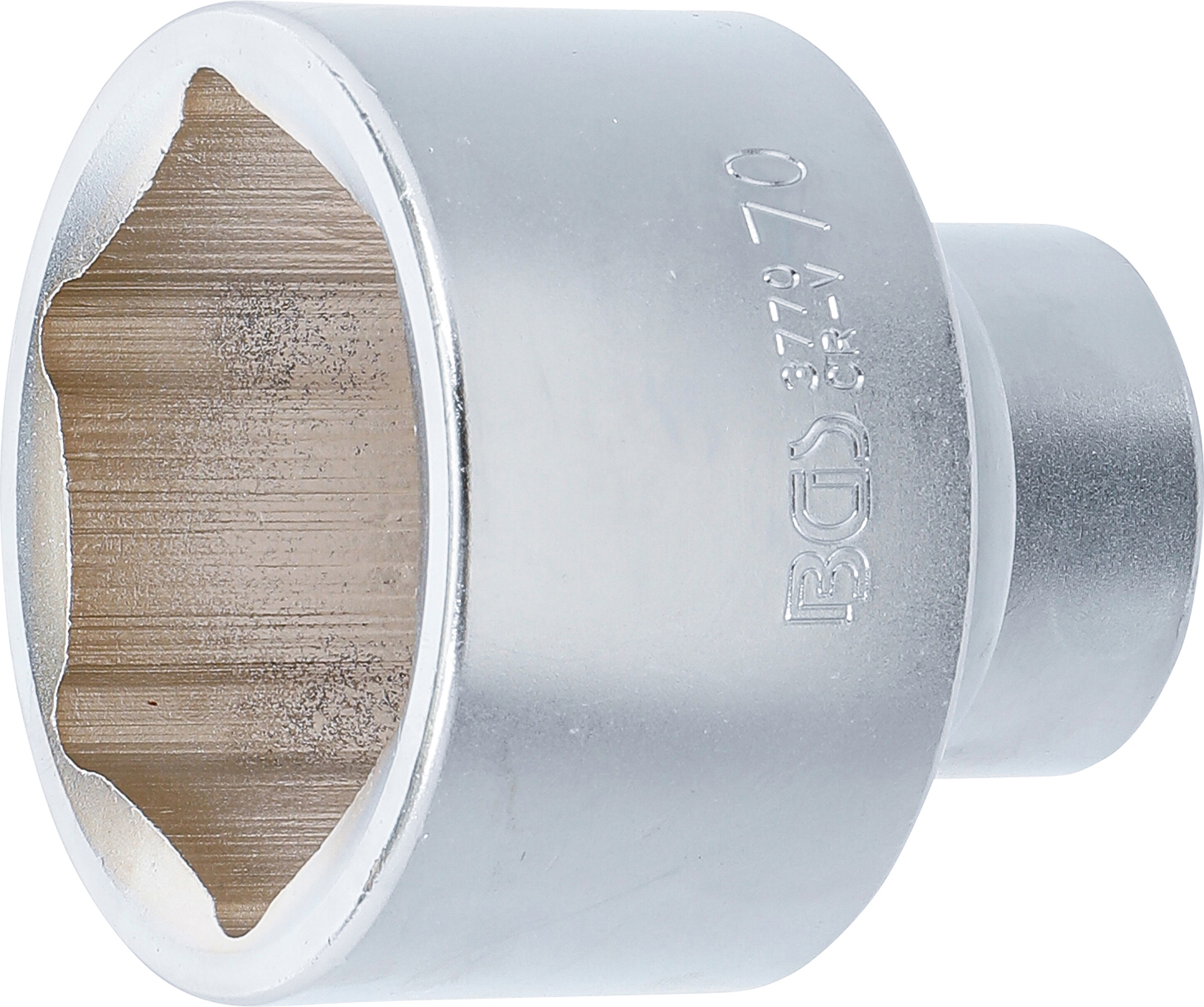 BGS 3770 Steckschlüssel-Einsatz Sechskant | Antrieb Innenvierkant 25 mm (1") | SW 70 mm