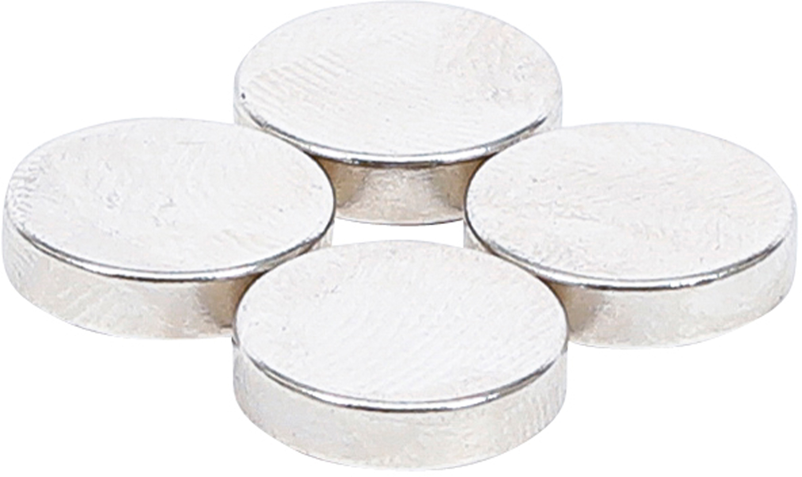 BGS 79909 Magnet-Satz | extra stark | Ø 12 mm | 4-tlg.