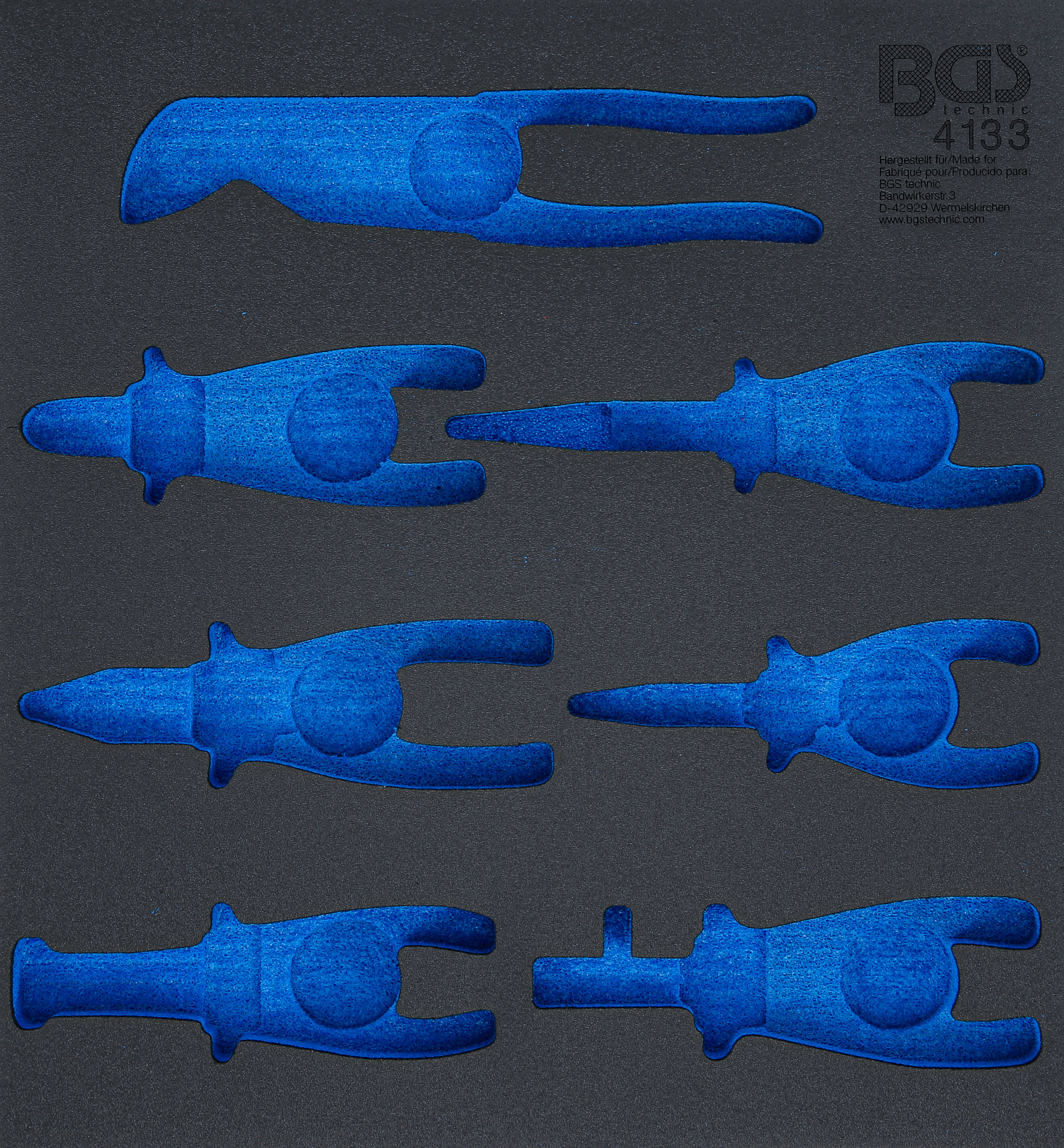 BGS 4133-1 Werkstattwageneinlage 2/3 | leer | für Art. 4133