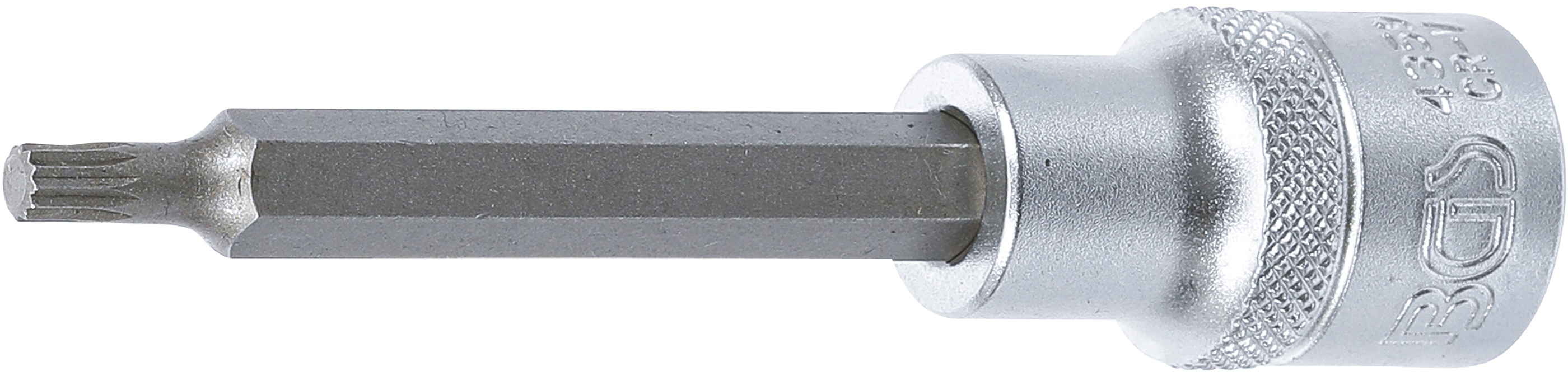 BGS 4359 Bit-Einsatz | Länge 100 mm | Antrieb Innenvierkant 12,5 mm (1/2") | Innenvielzahn (für XZN) M5