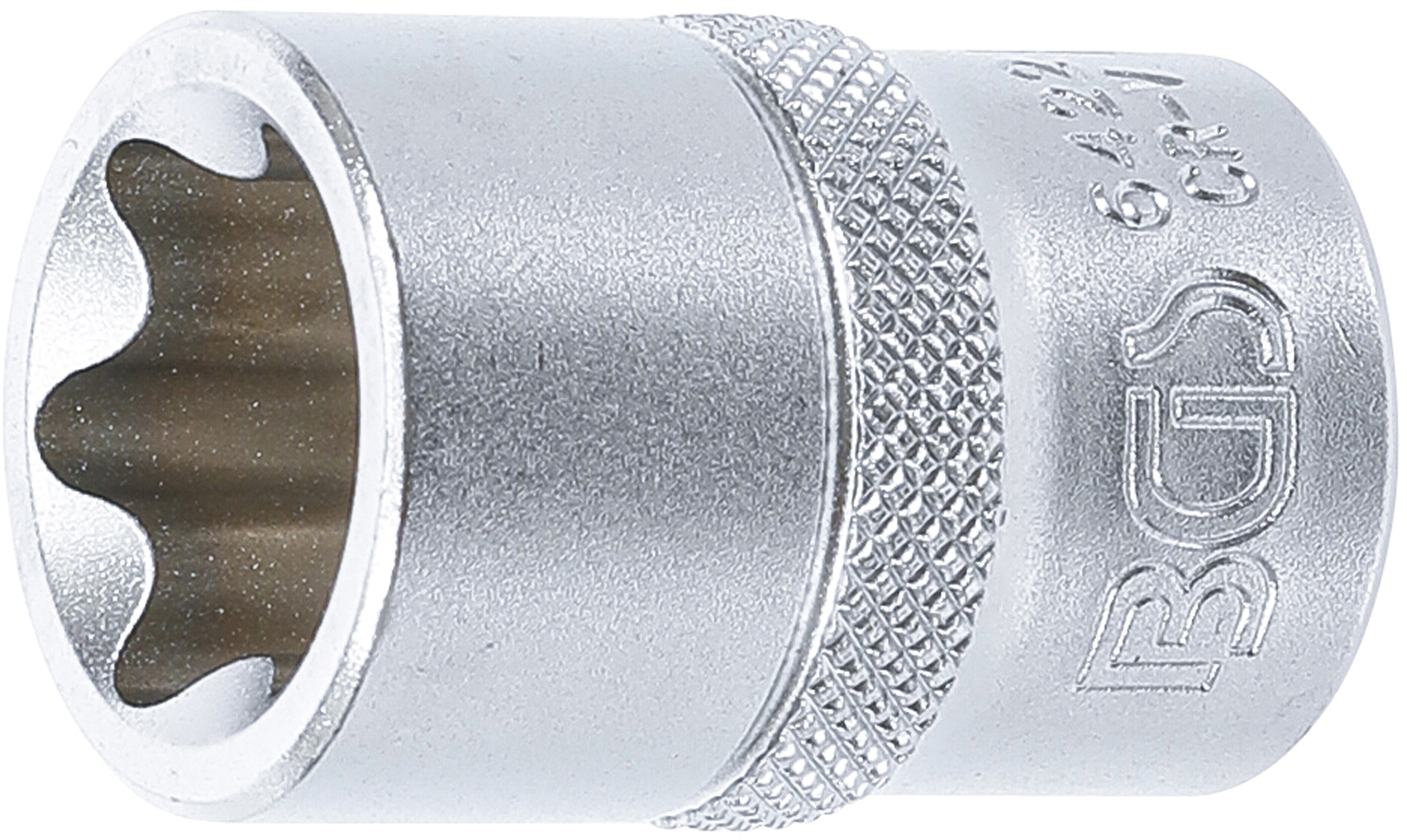 BGS 6422 Steckschlüssel-Einsatz E-Profil | Antrieb Innenvierkant 12,5 mm (1/2") | SW E22