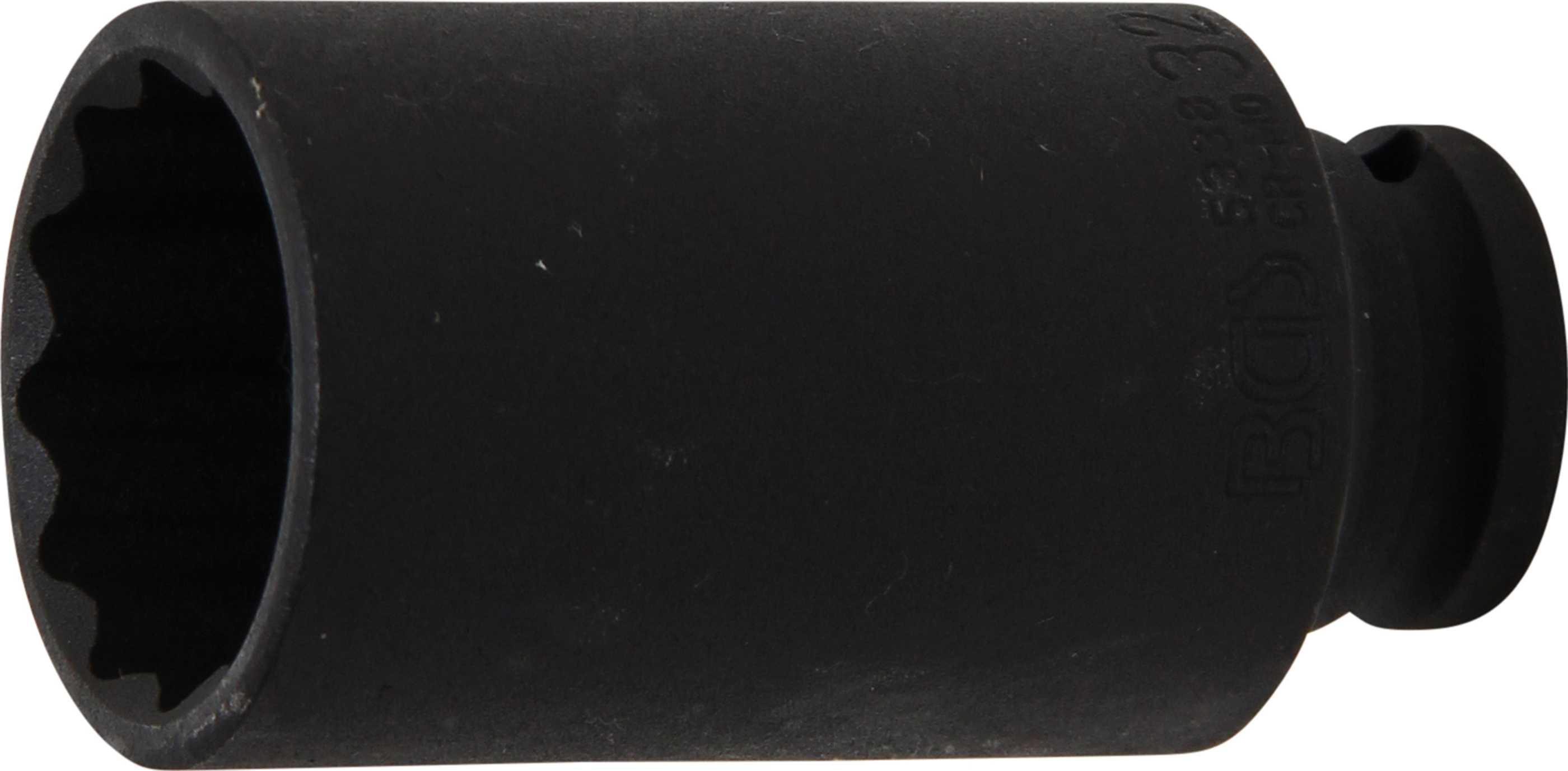 BGS 5338 Kraft-Steckschlüssel-Einsatz Zwölfkant, tief | Antrieb Innenvierkant 12,5 mm (1/2") | SW 32 mm
