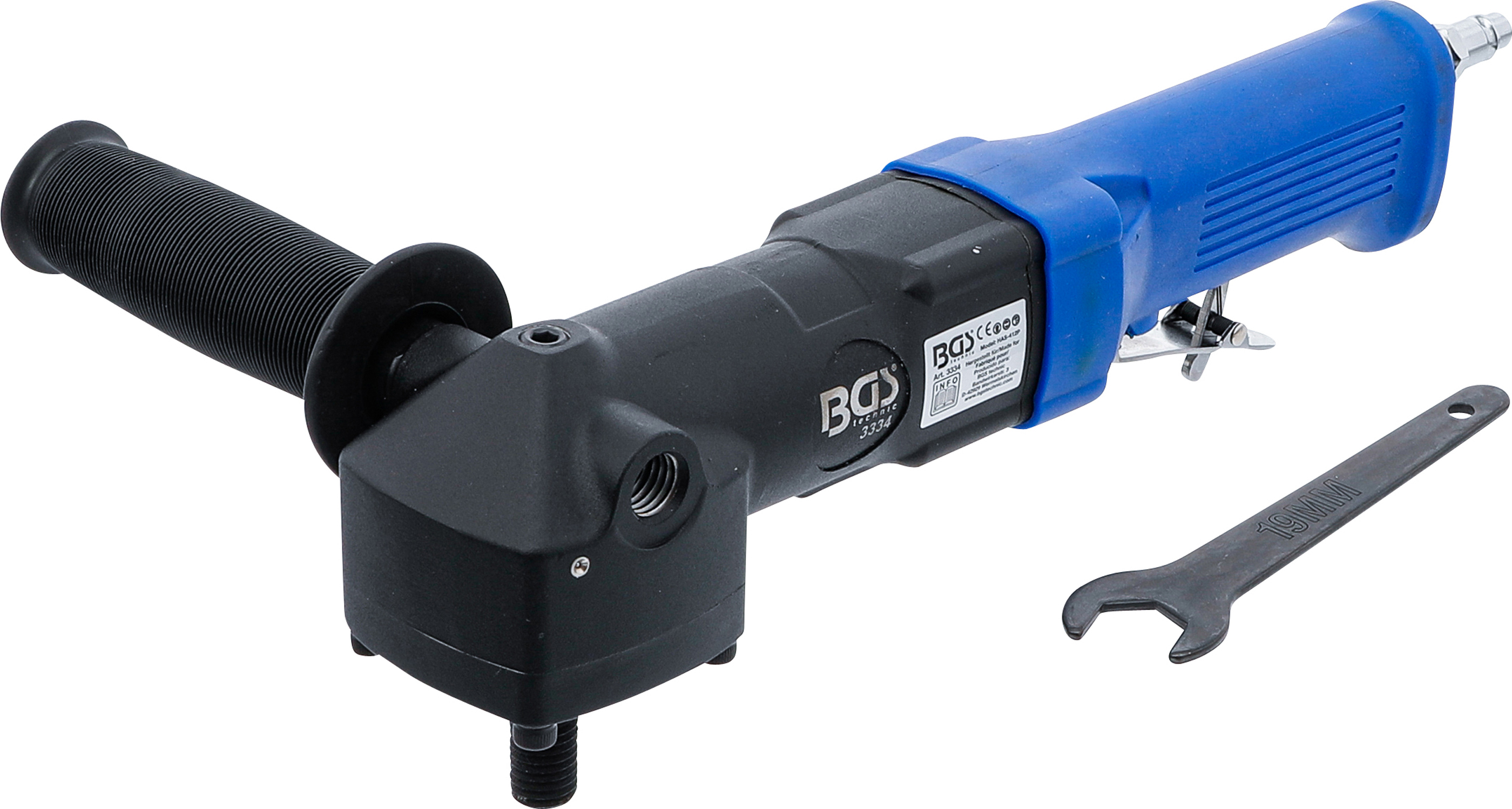 BGS 3334 Druckluft-Polierer | abgewinkelt