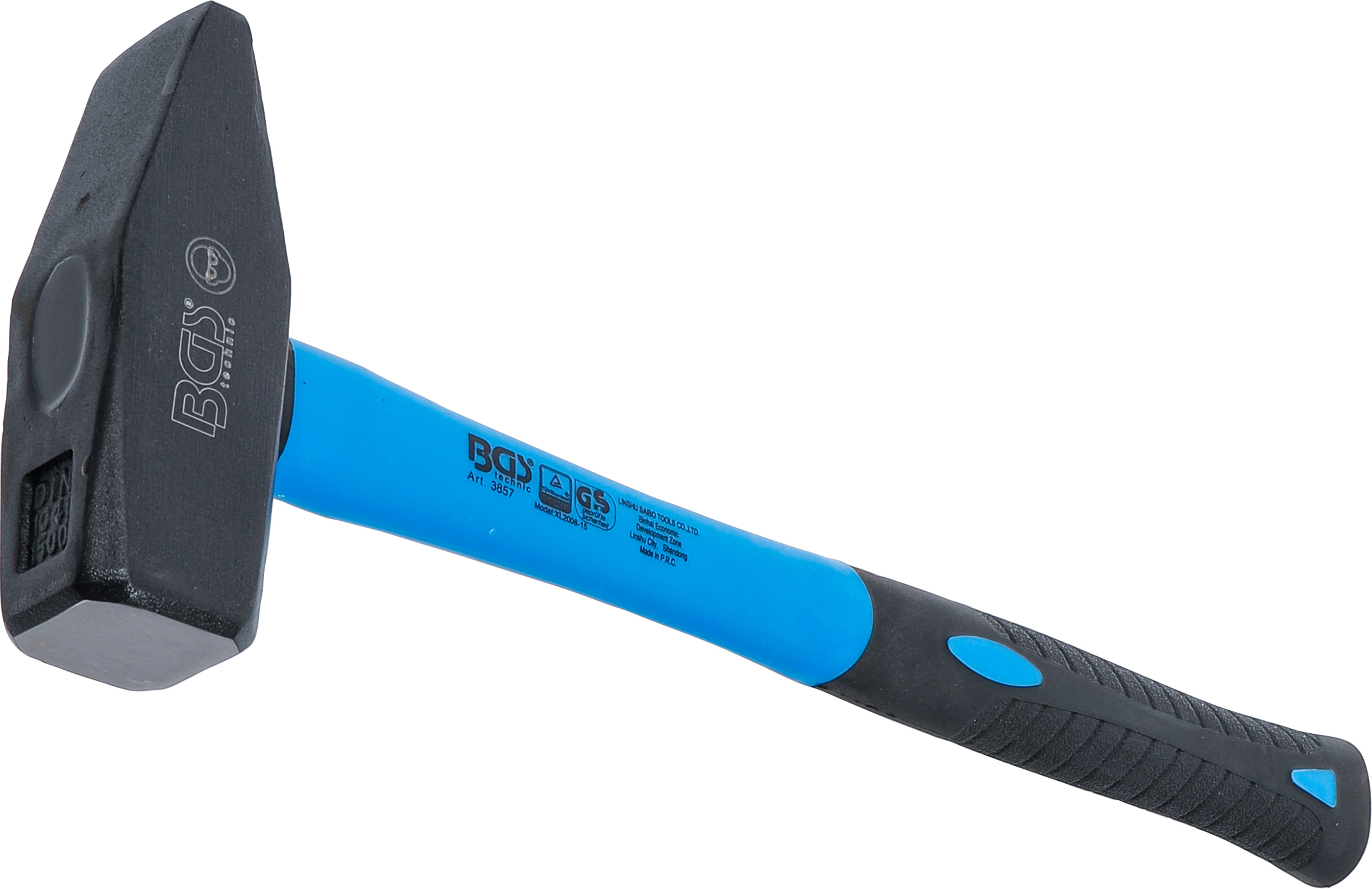 BGS 3857 Schlosserhammer | Fiberglasstiel | DIN 1041 | 1500 g