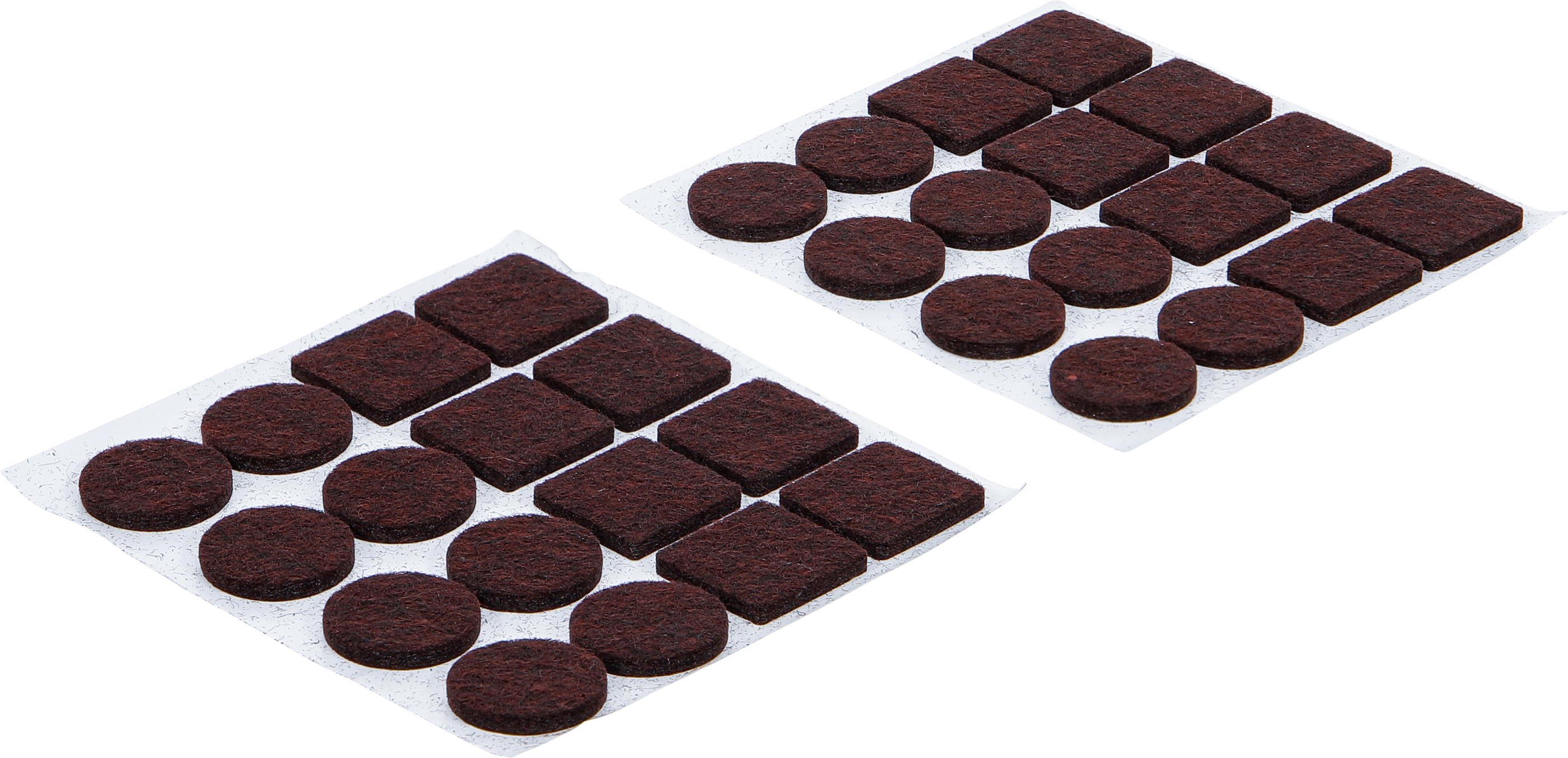 BGS 80863 Filzgleiter-Satz | braun | 32-tlg.