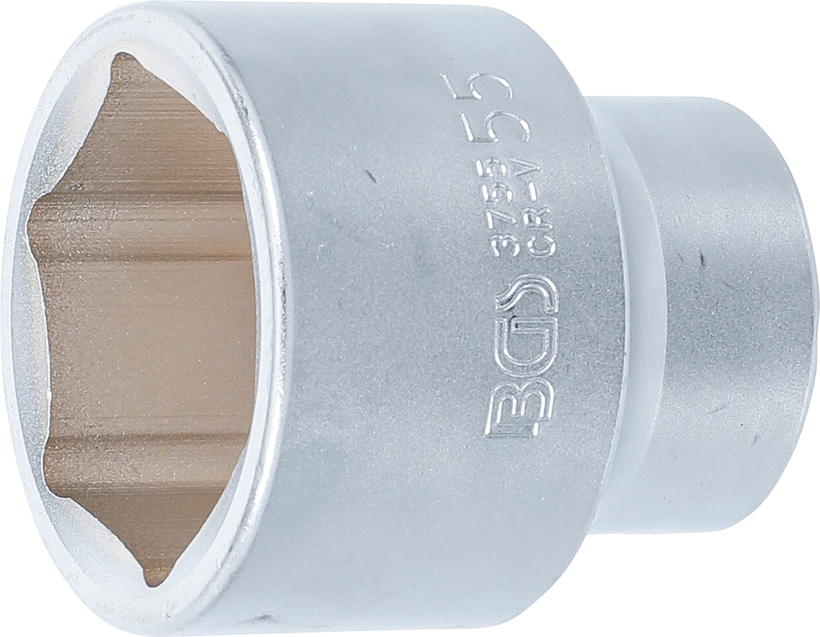 BGS 3755 Steckschlüssel-Einsatz Sechskant | Antrieb Innenvierkant 25 mm (1") | SW 55 mm