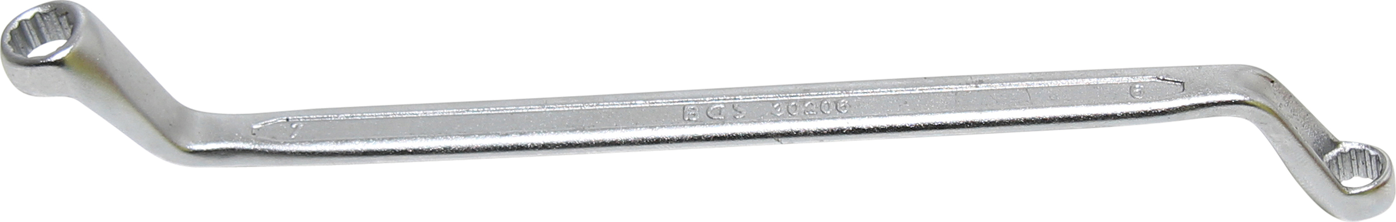 BGS 30206 Doppel-Ringschlüssel | tief gekröpft | SW 6 x 7 mm
