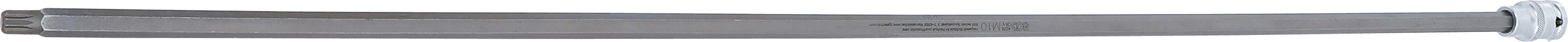 BGS 4228 Bit-Einsatz | Länge 800 mm | Antrieb Innenvierkant 12,5 mm (1/2") | Innenvielzahn (für XZN) M10 | für VAG
