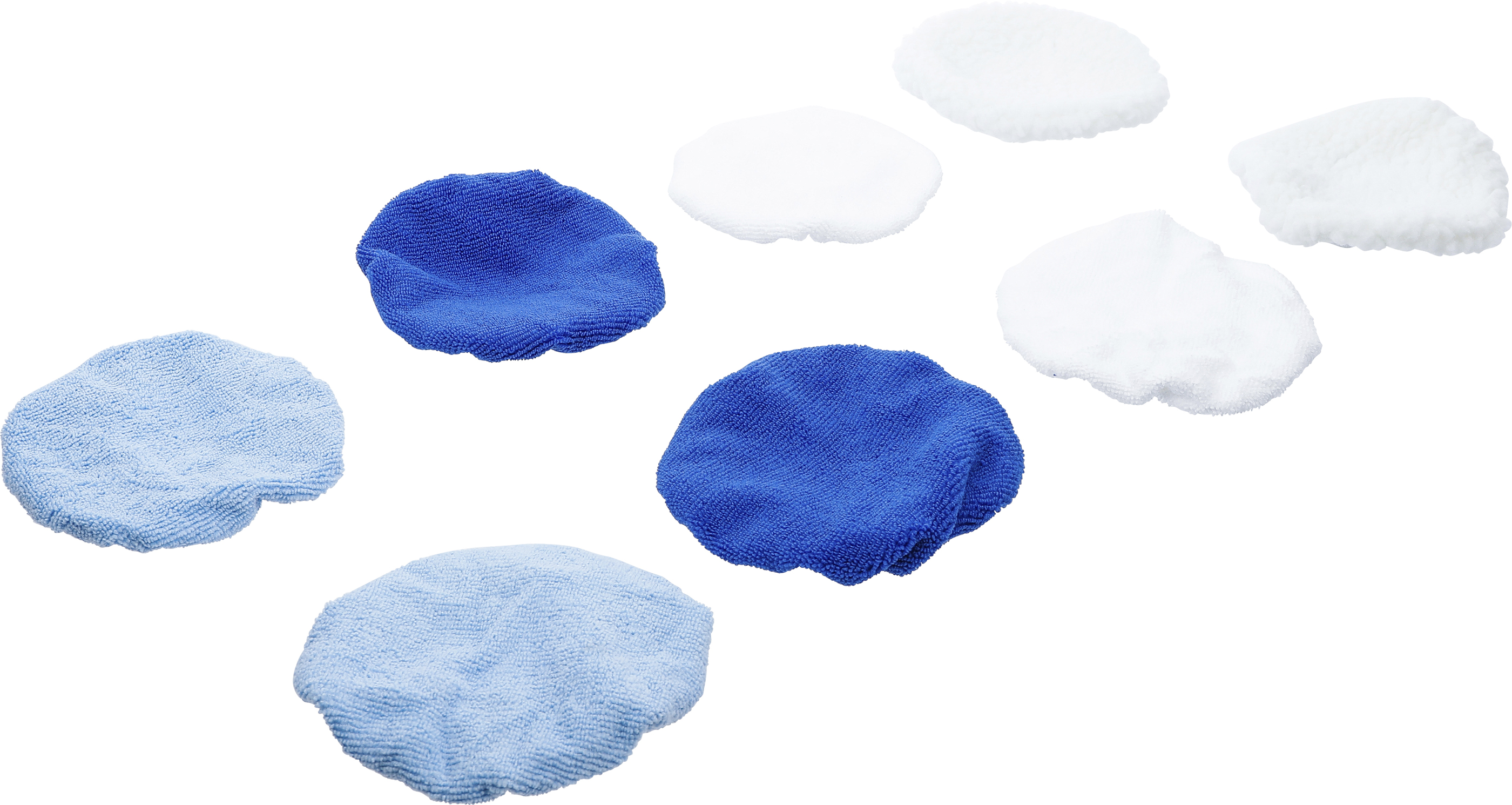 BGS 74510 Polierhauben-Satz | Ø 125 mm | 8-tlg.