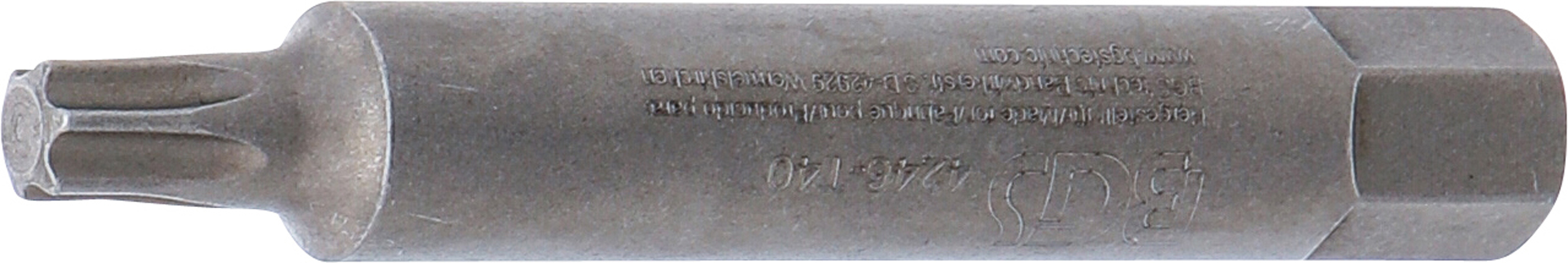 BGS 4246-T40 Bit | Länge 75 mm | Antrieb Außensechskant 12,5 mm (1/2") | T-Profil (für Torx) T40