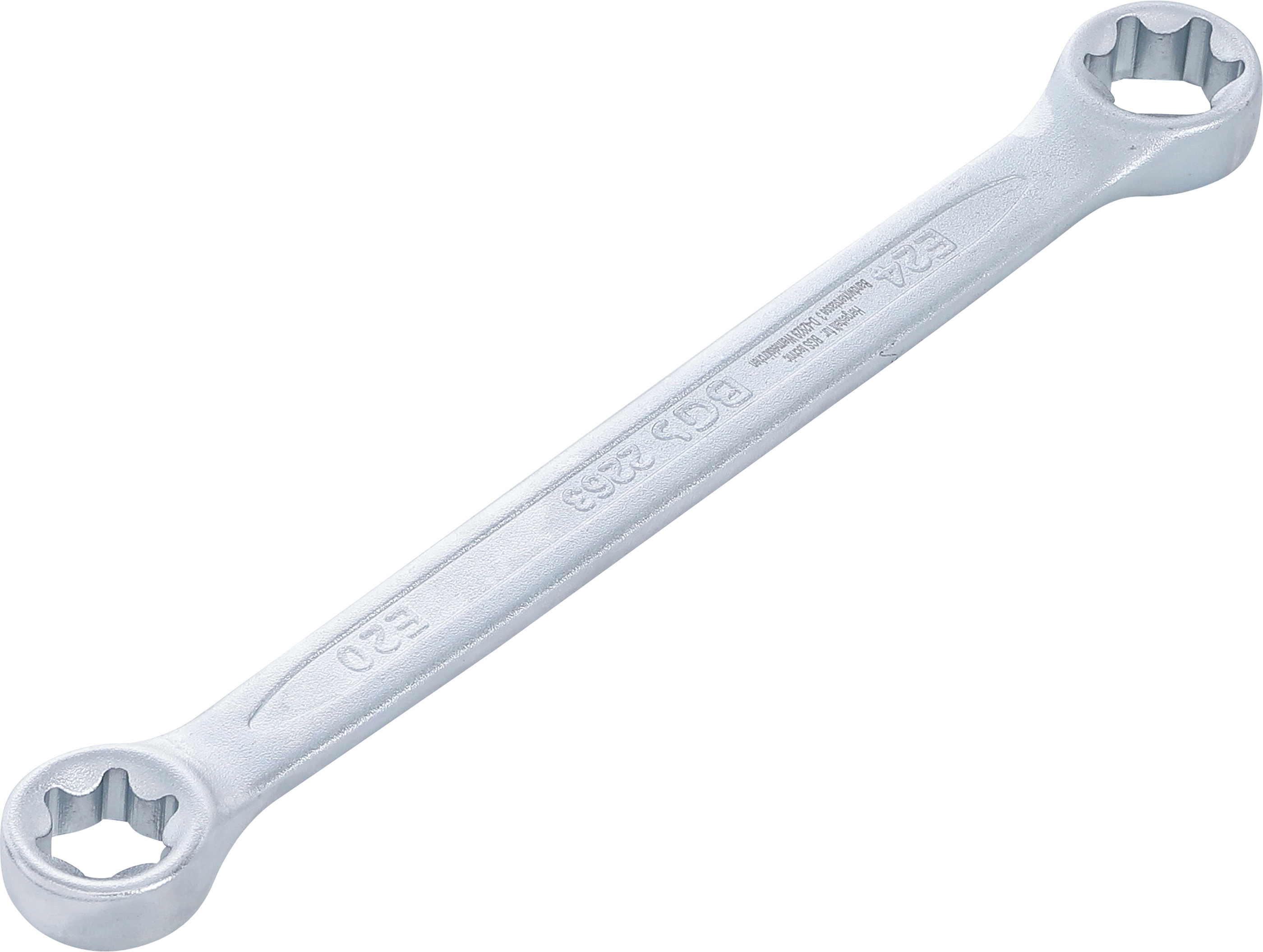 BGS 2263 Doppel-Ringschlüssel mit E-Profil-Ringköpfen | SW E20 x E24