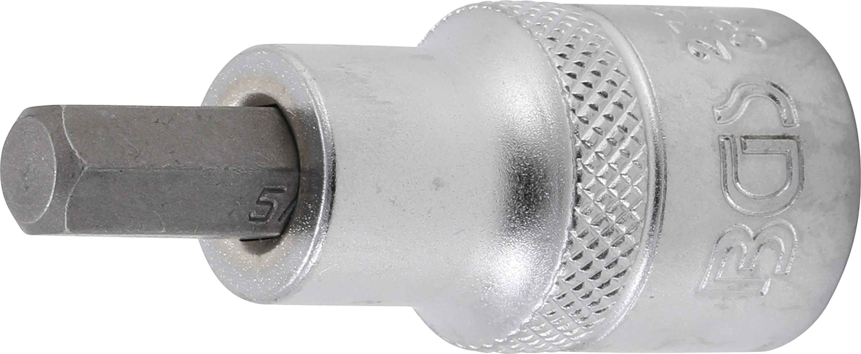 BGS 2735 Bit-Einsatz | Länge 55 mm | Antrieb Innenvierkant 12,5 mm (1/2") | Innensechskant 5/16" BGS 2735 Bit-Einsatz | Länge 55 mm | Antrieb Innenvierkant 12,5 mm (1/2") | Innensechskant 5/16"