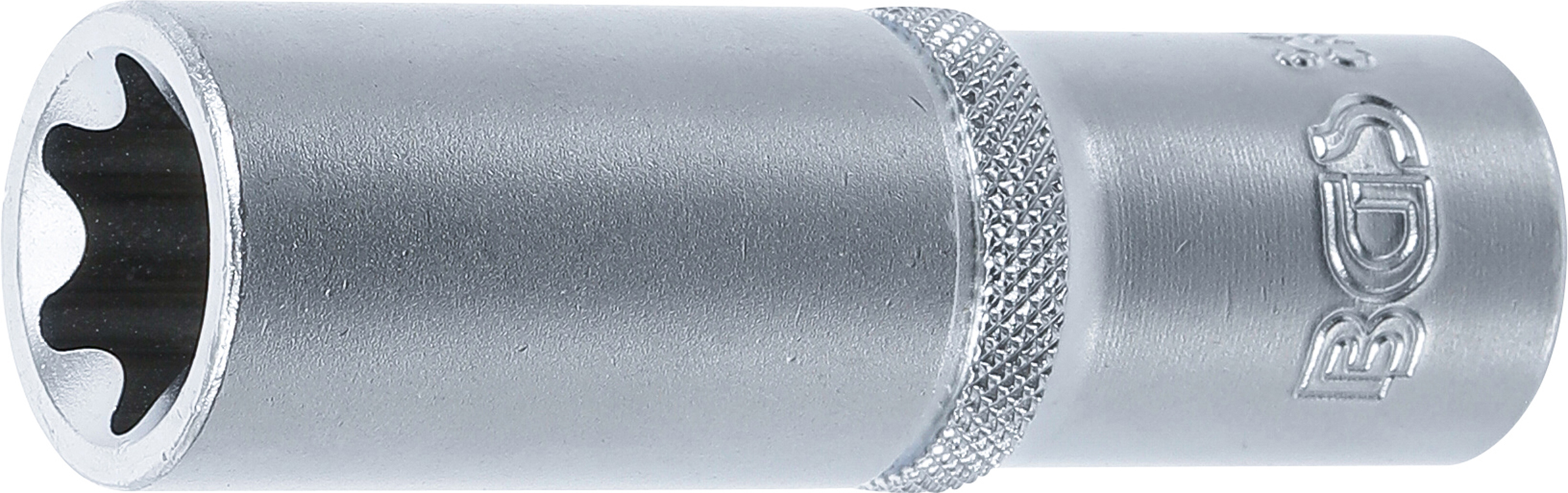 BGS 6450 Steckschlüssel-Einsatz E-Profil, tief | Antrieb Innenvierkant 12,5 mm (1/2") | SW E20