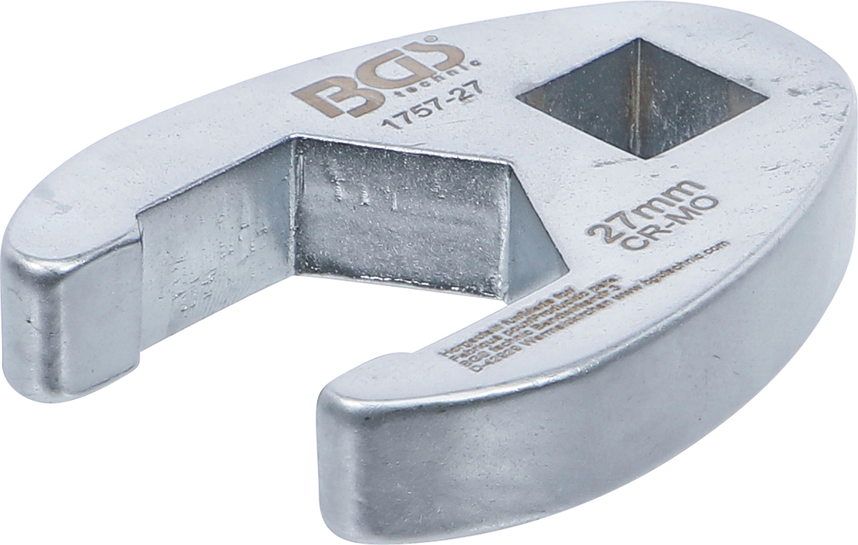 BGS 1757-27 Hahnenfußschlüssel | Antrieb Innenvierkant 12,5 mm (1/2") | SW 27 mm