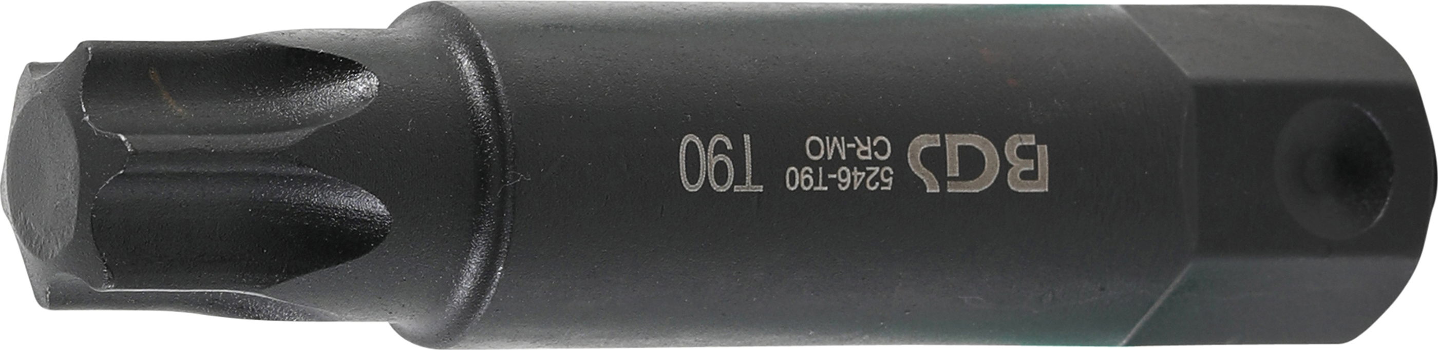 BGS 5246-T90 Bit | Länge 100 mm | Antrieb Außensechskant 22 mm | T-Profil (für Torx) T90