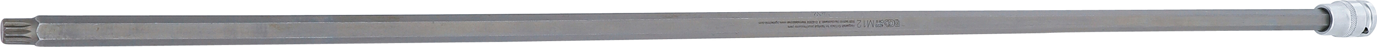 BGS 4229 Bit-Einsatz | Länge 800 mm | Antrieb Innenvierkant 12,5 mm (1/2") | Innenvielzahn (für XZN) M12 | für VAG