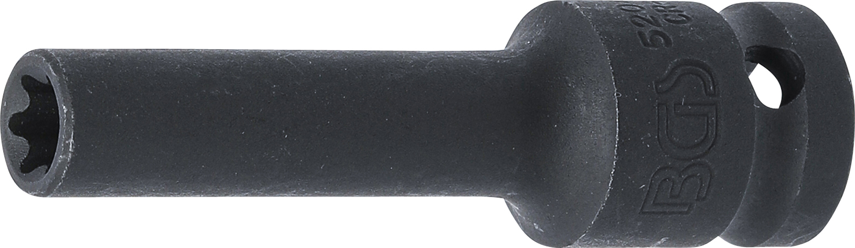BGS 5204-10 Kraft-Steckschlüssel-Einsatz E-Profil, tief | Antrieb Innenvierkant 12,5 mm (1/2") | SW E10