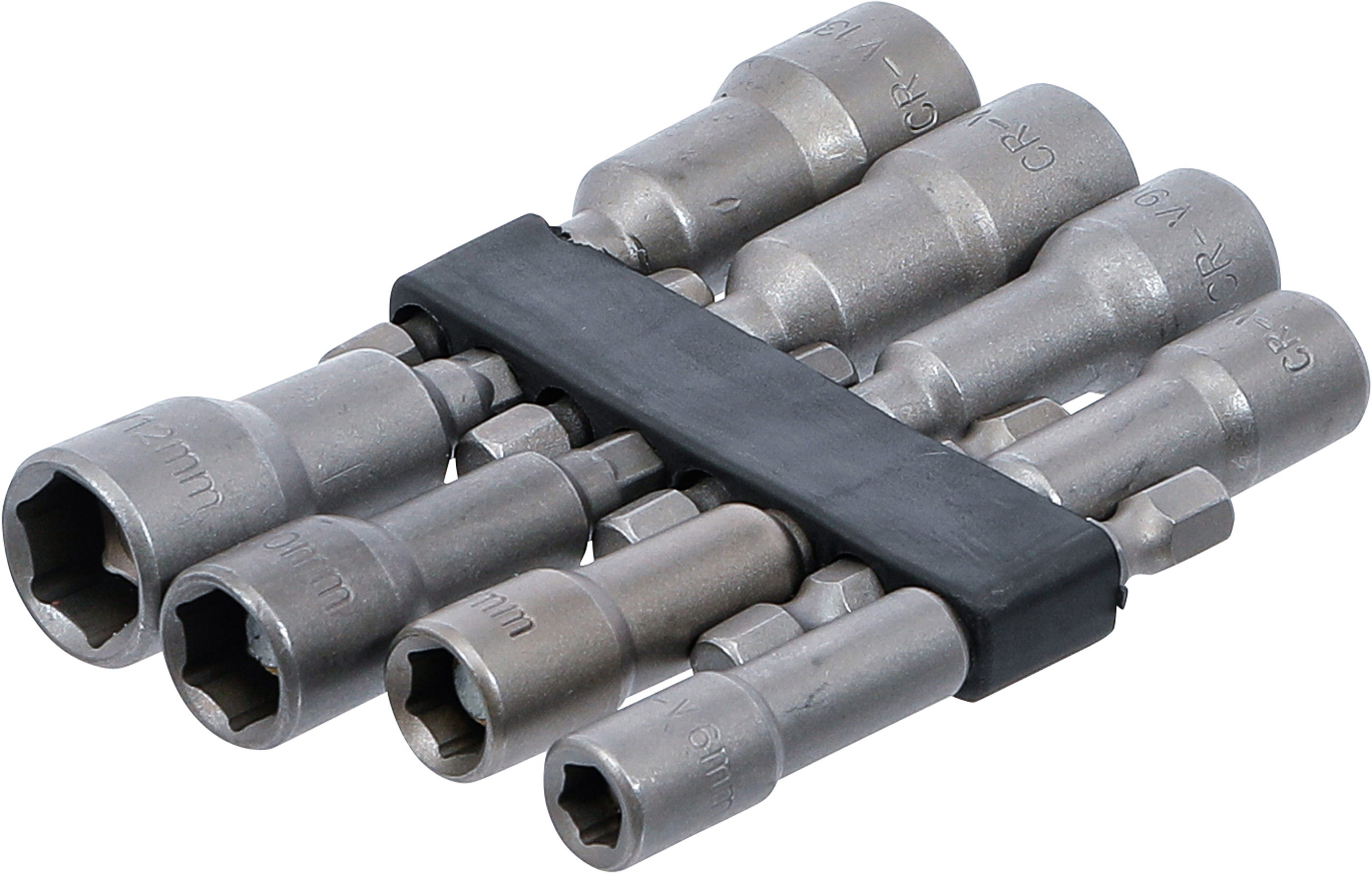 BGS 2758 Steckschlüssel-Einsatz-Satz Sechskant | Antrieb Außensechskant 6,3 mm (1/4") | SW 6 - 13 mm | 8-tlg.