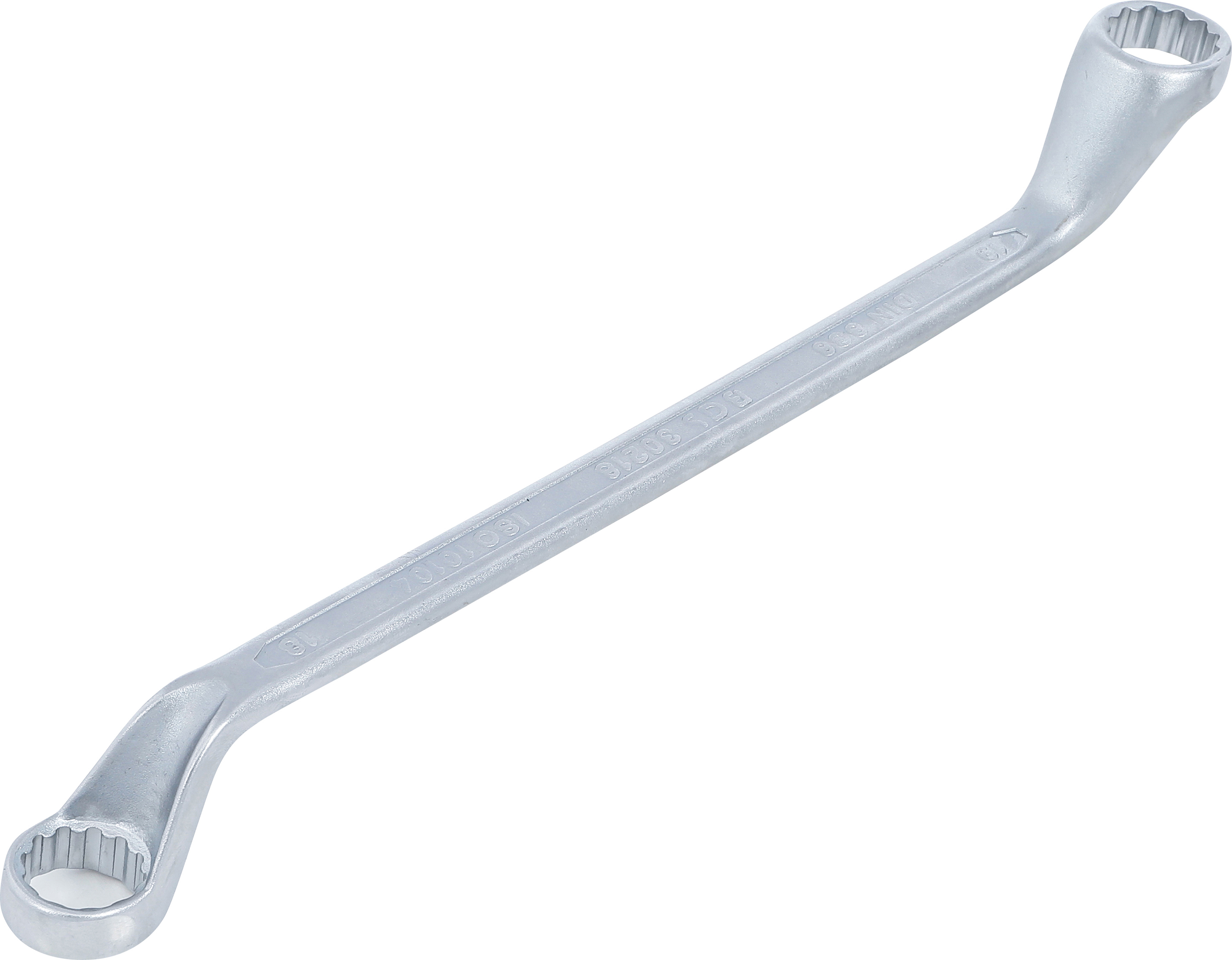 BGS 30218 Doppel-Ringschlüssel | tief gekröpft | SW 18 x 19 mm