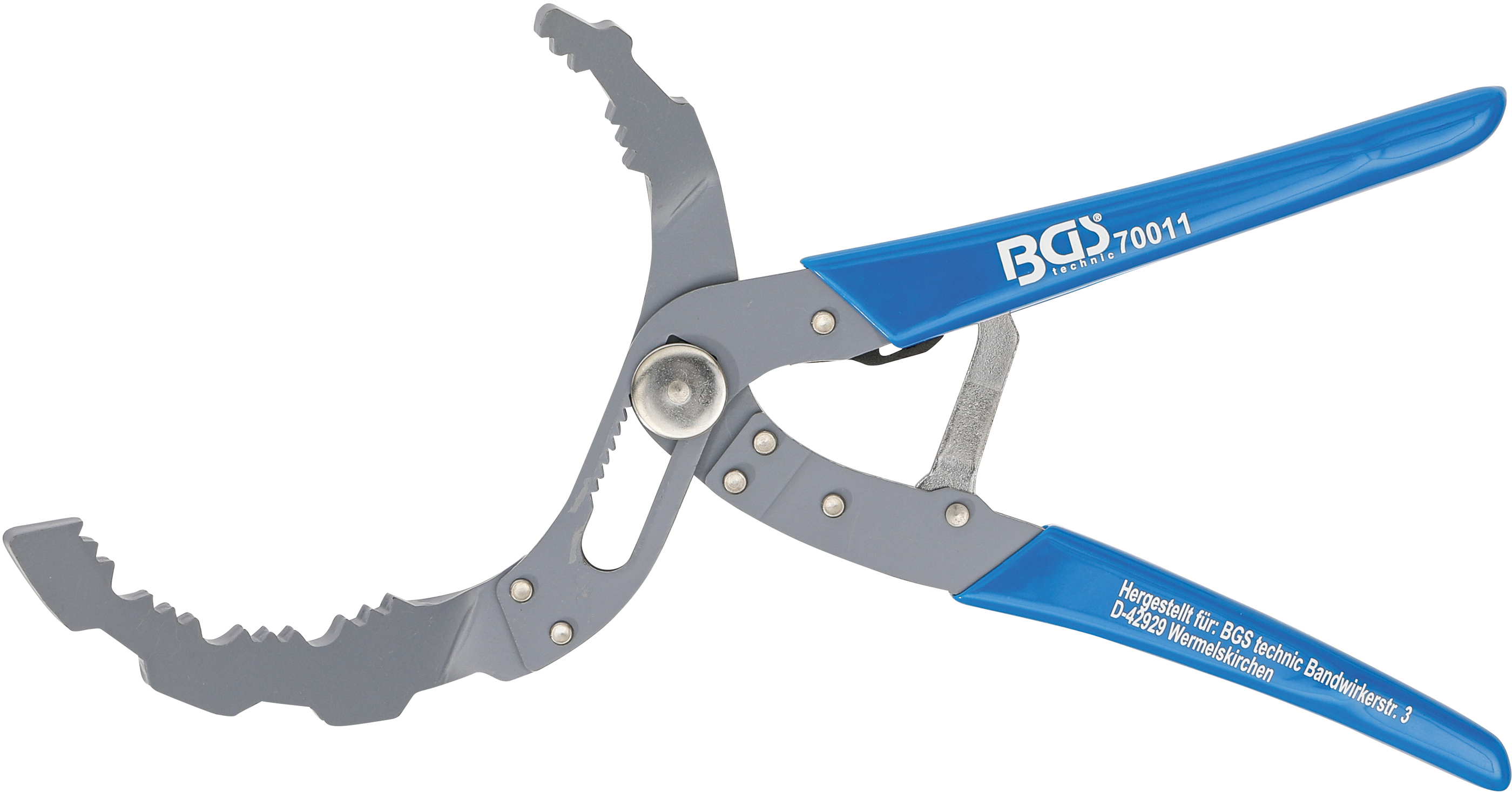 BGS 70011 Ölfilterzange | selbstjustierend | Ø 60 - 120 mm | 30° abgewinkelt