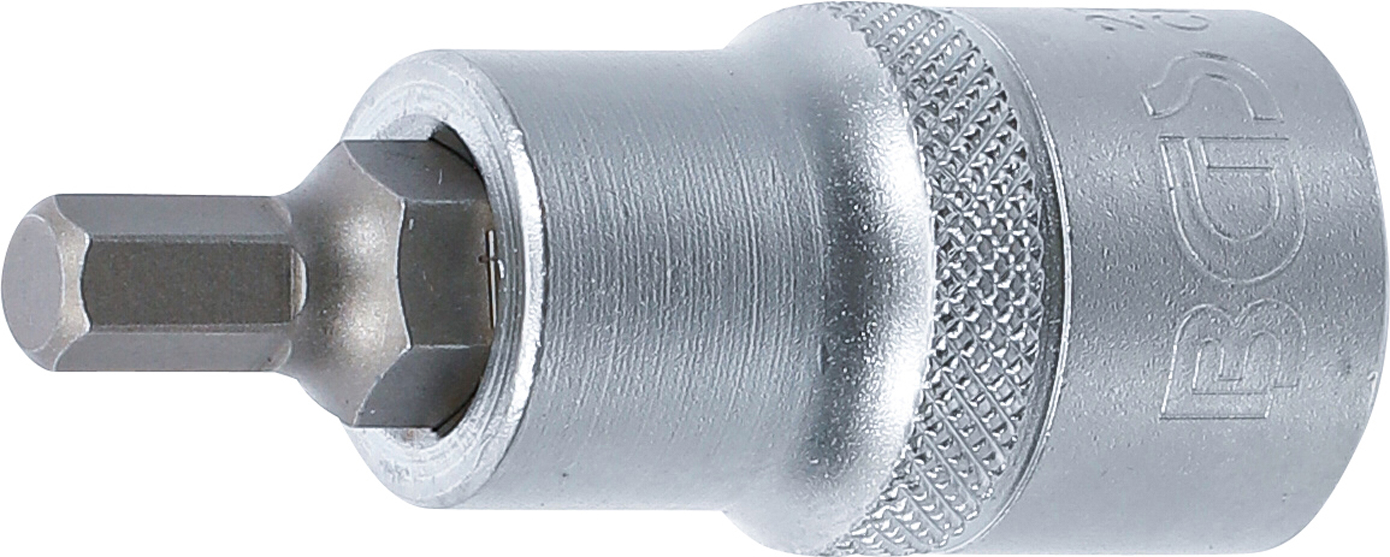 BGS 2733 Bit-Einsatz | Länge 55 mm | Antrieb Innenvierkant 12,5 mm (1/2") | Innensechskant 1/4"