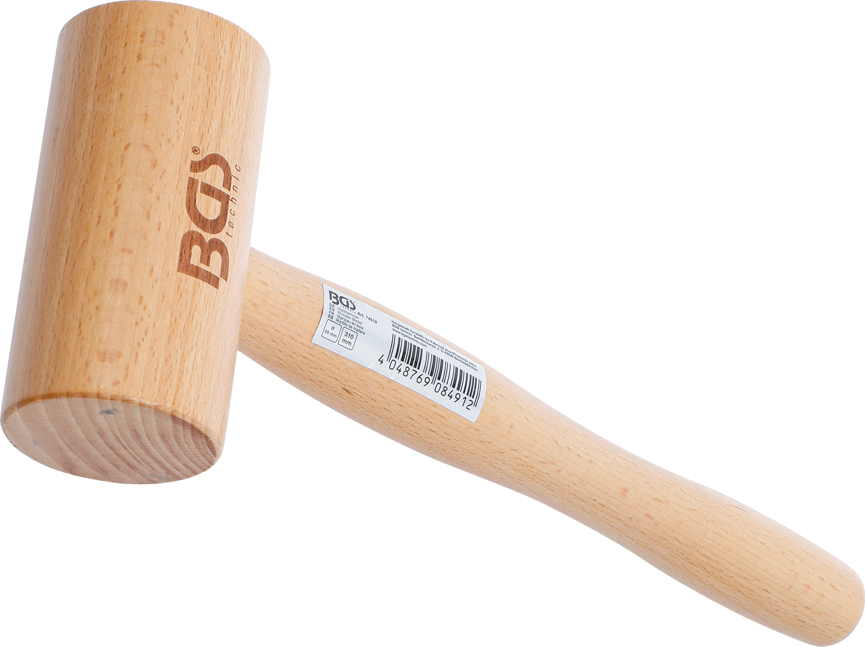 BGS 74519 Holzhammer | Ø 55 mm | 180 g
