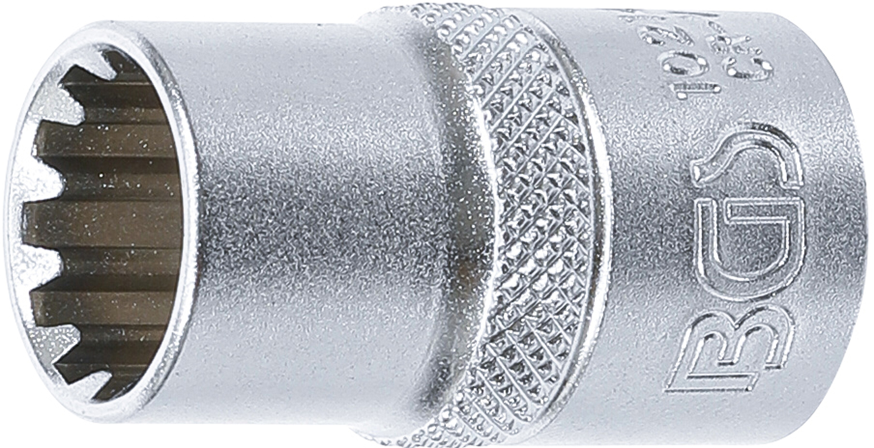 BGS 10214 Steckschlüssel-Einsatz Gear Lock | Antrieb Innenvierkant 12,5 mm (1/2") | SW 14 mm