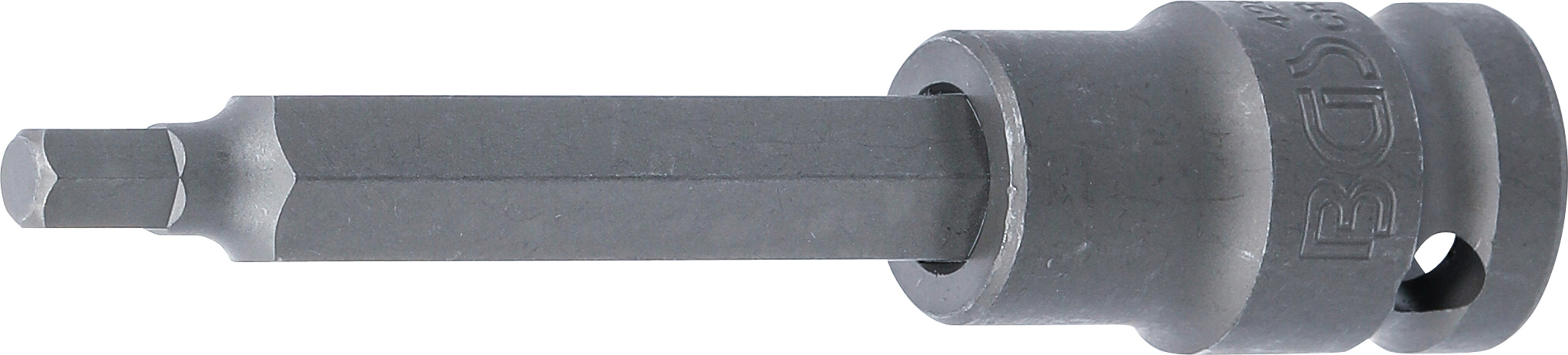 BGS 4286 Kraft-Bit-Einsatz | Länge 100 mm | Antrieb Innenvierkant 12,5 mm (1/2") | Innensechskant 6 mm BGS 4286 Kraft-Bit-Einsatz | Länge 100 mm | Antrieb Innenvierkant 12,5 mm (1/2") | Innensechskant 6 mm