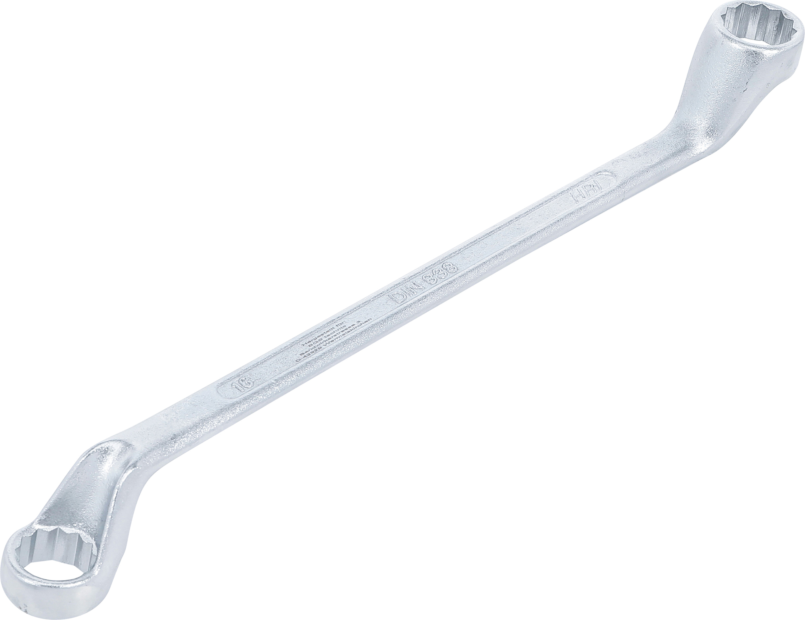 BGS 1214-16x17 Doppel-Ringschlüssel, gekröpft | SW 16 x 17 mm